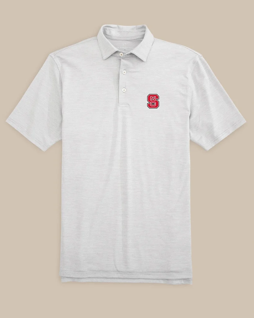 Fine Crafted NC State Driver Spacedye Polo Shirt Verified