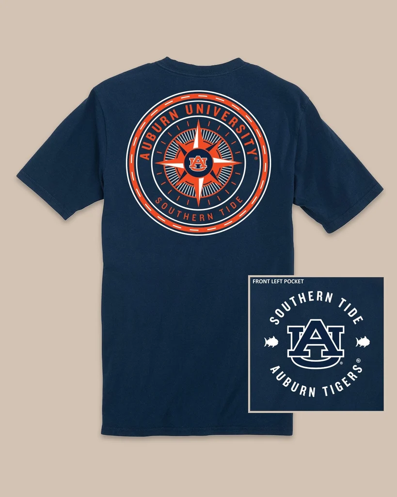 Optimized Auburn Tigers Gameday Collegiate Compass T-Shirt Eco-Friendly