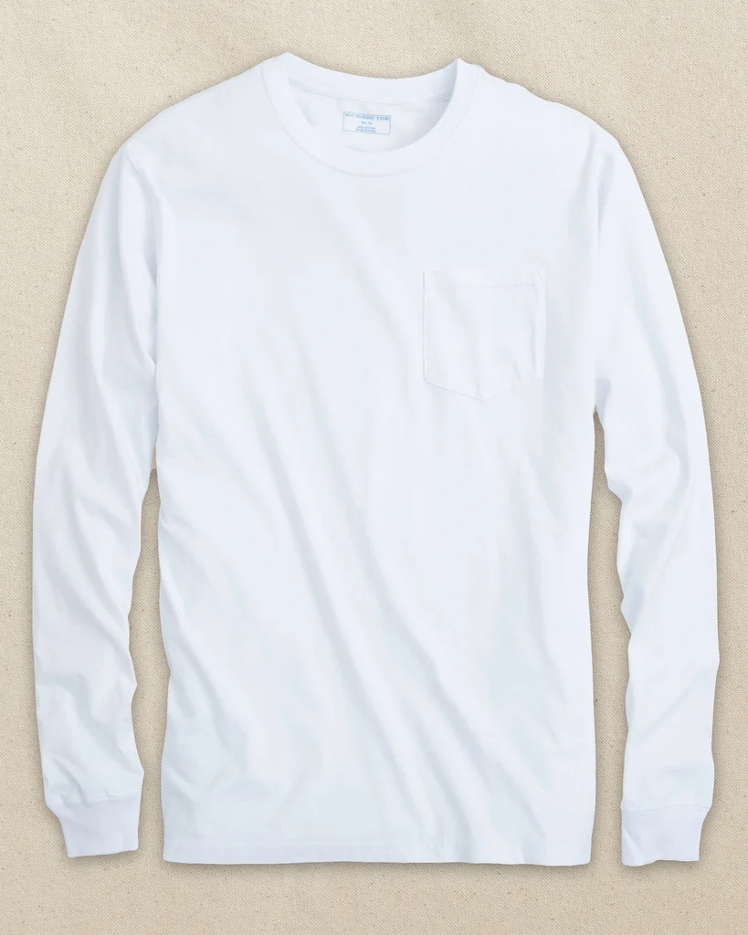 Functional Classic Long Sleeve Pocket T-Shirt Excellent