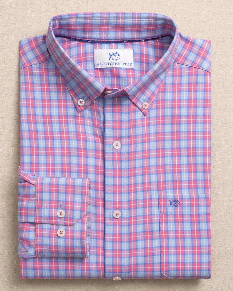 Genuine Tortuga Plaid Coastal Breeze® Sport Shirt Exceptional