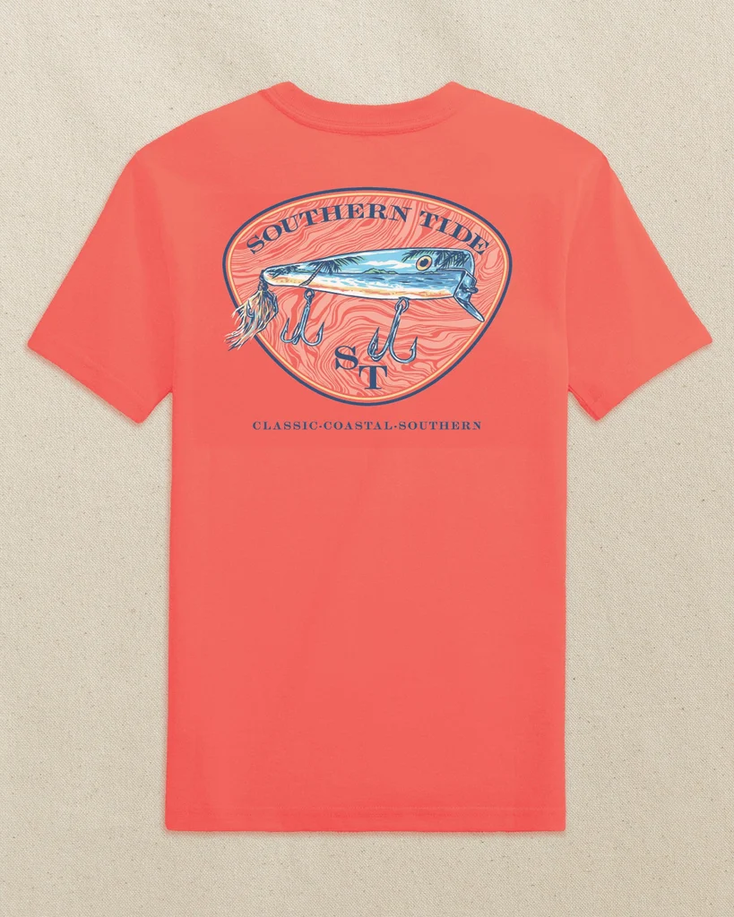 Traditional Kids Beach Lure Short Sleeve T-Shirt Verified