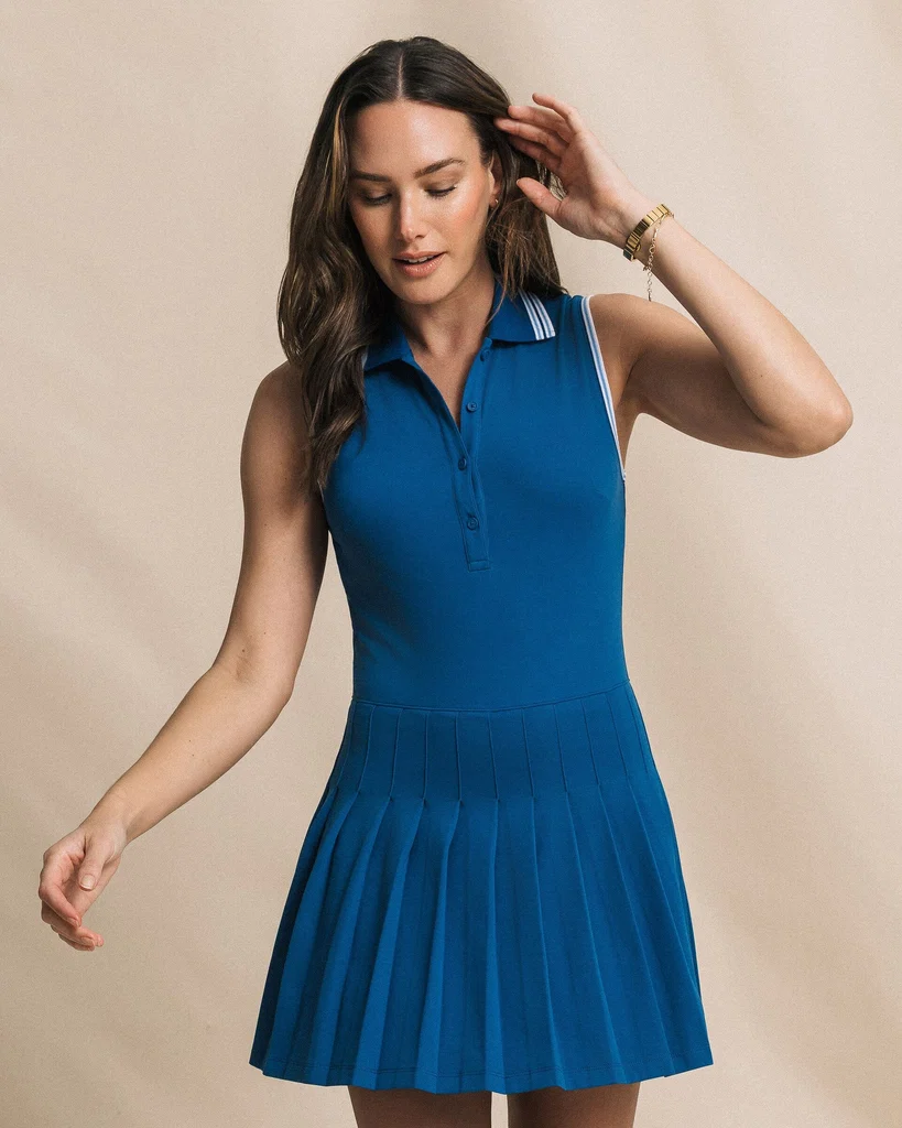 Fast Ella Sleeveless Pleated Tennis Dress Expertly Made