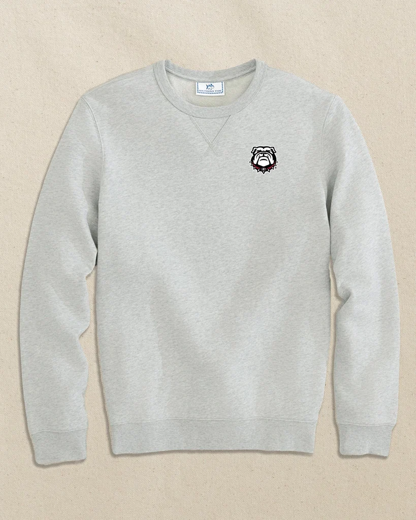 Top-Quality Georgia Bulldogs Head Upper Deck Pullover Sweatshirt World-Class