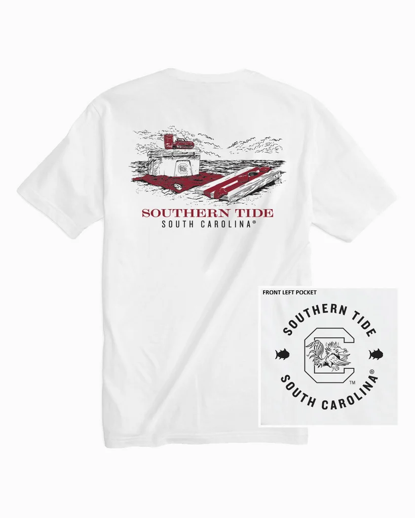 High-Performance USC Gamecocks Beach Cornhole T-Shirt Contemporary