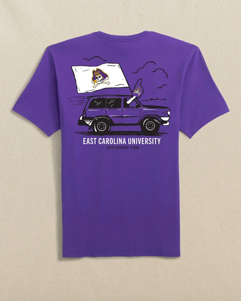 Environmentally Friendly East Carolina Pirates Game Bound Short Sleeve T-Shirt Enhanced