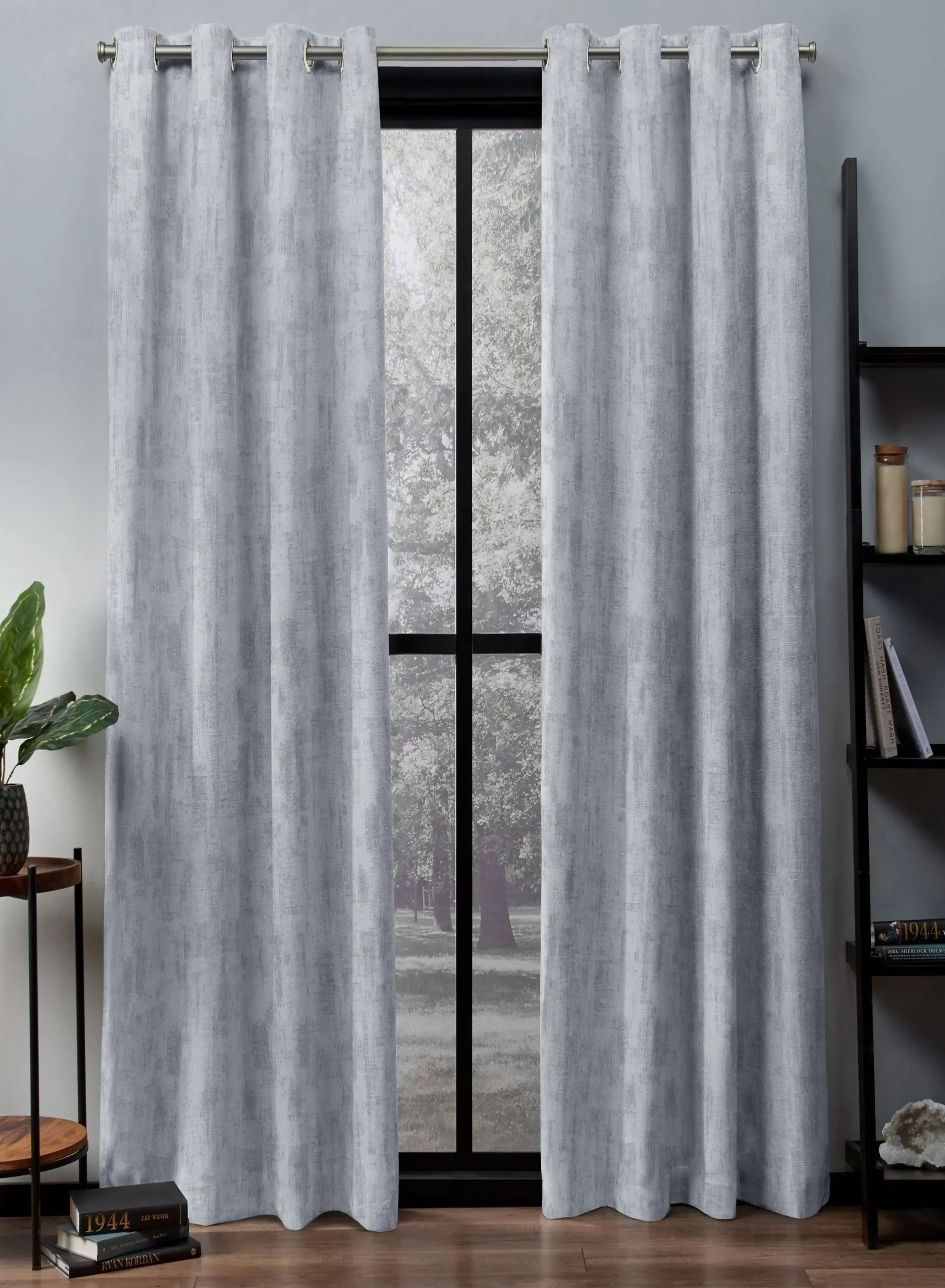Healthy Bling Rustic Vibe Room Darkening Curtains Cotton Mint Blue Set of 2The Guide to Measuring and Choosing Curtains First-Class