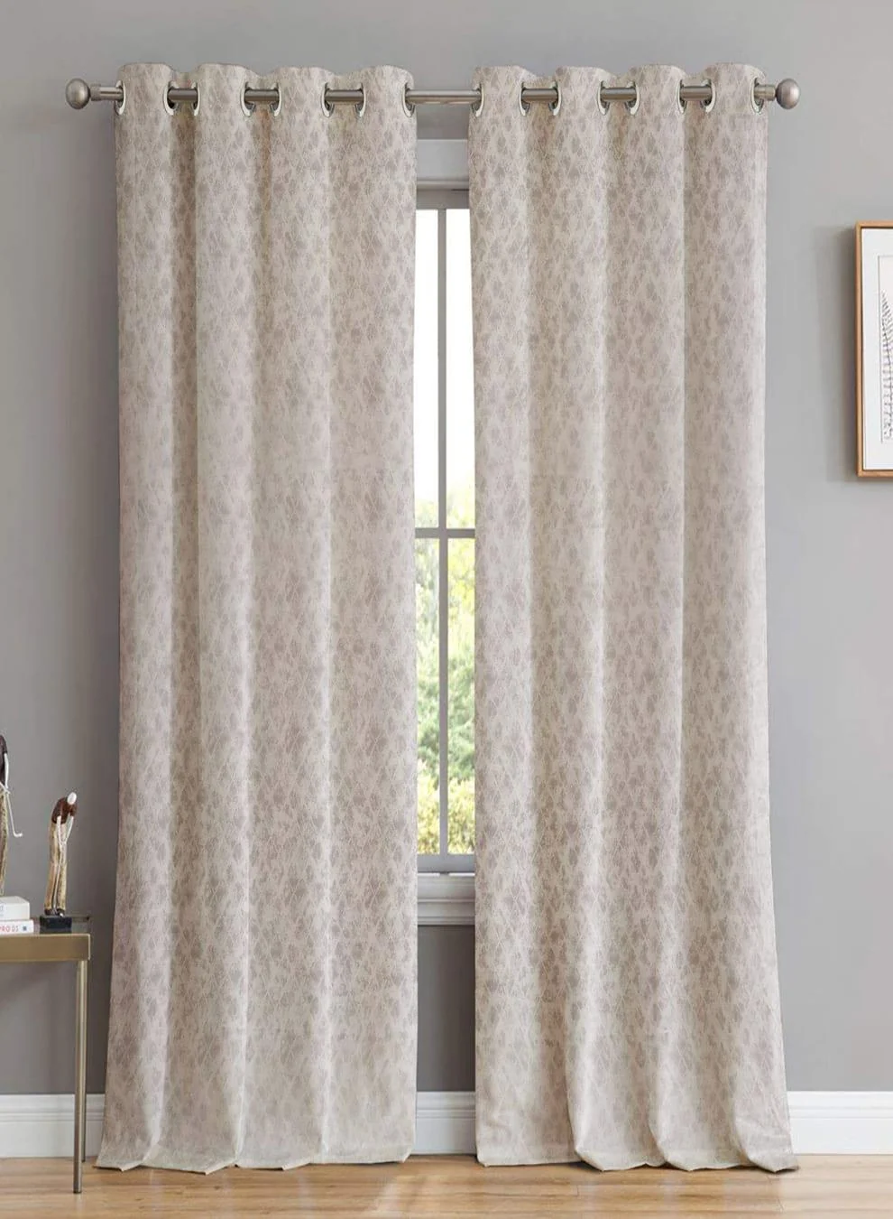 Original Design Elwana Jacquard Room Darkening Curtains Off White Set of 2 Pattern 1 The Guide to Measuring and Choosing Curtains Environmentally Friendly