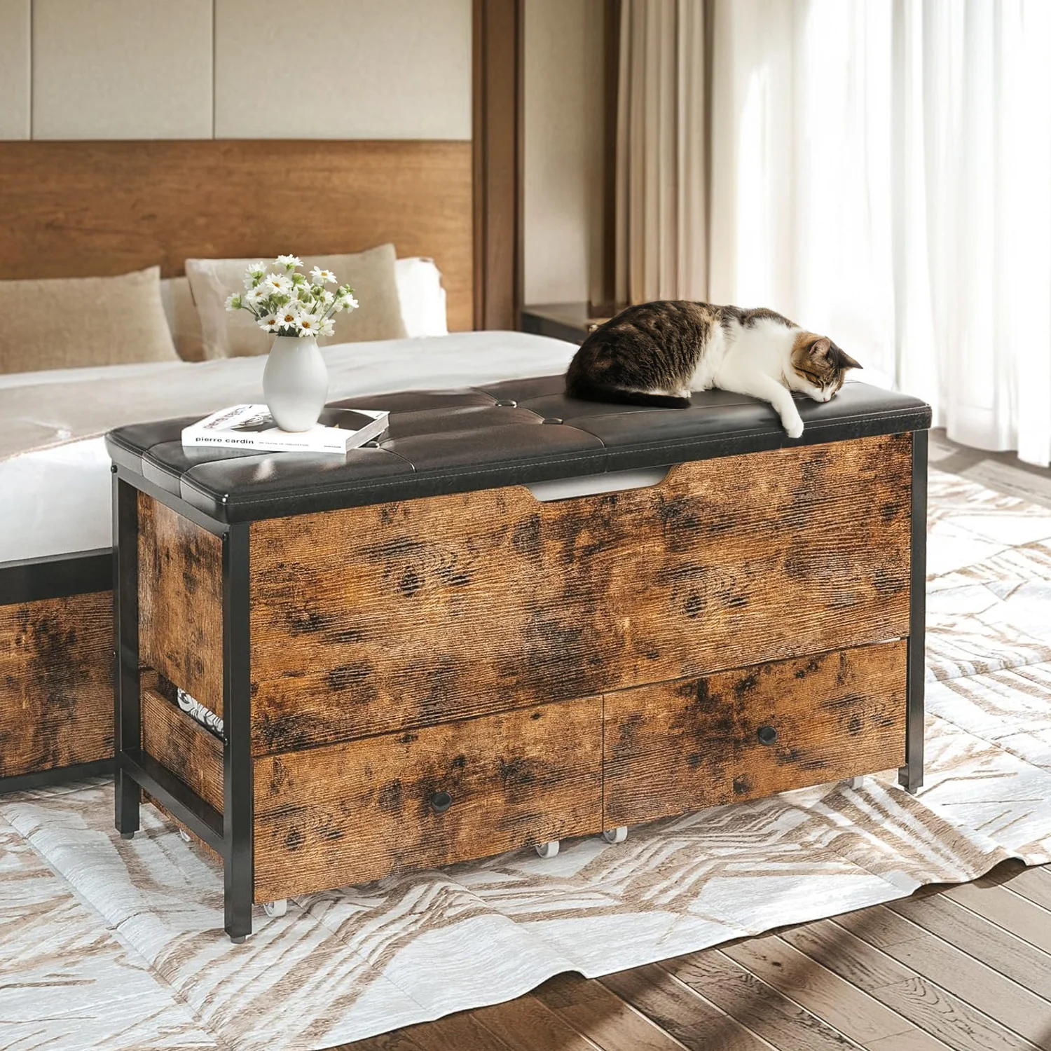 Fast Shoe Storage Bench with Flip Top Toy Box and DrawersShoe Storage Bench with Flip Top Toy Box and Drawers Specialty