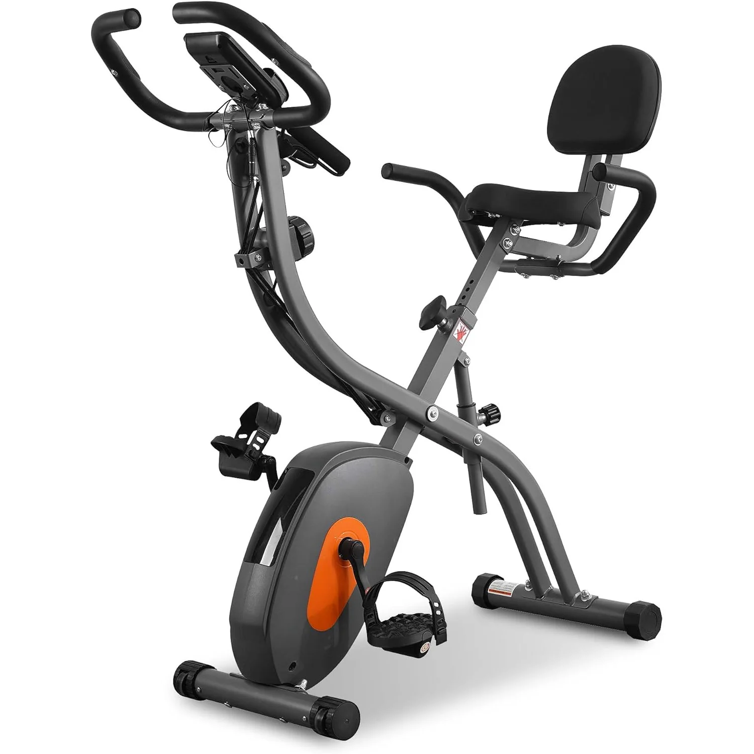 High-Grade Home Folding Exercise Bike Stationary Exercise Bike with Arm Resistance Bands and Pulse Sensor LCD DisplayHome Folding Exercise Bike Stationary Exercise Bike with Arm Resistance Bands and Pulse Sensor LCD Display High-Quality