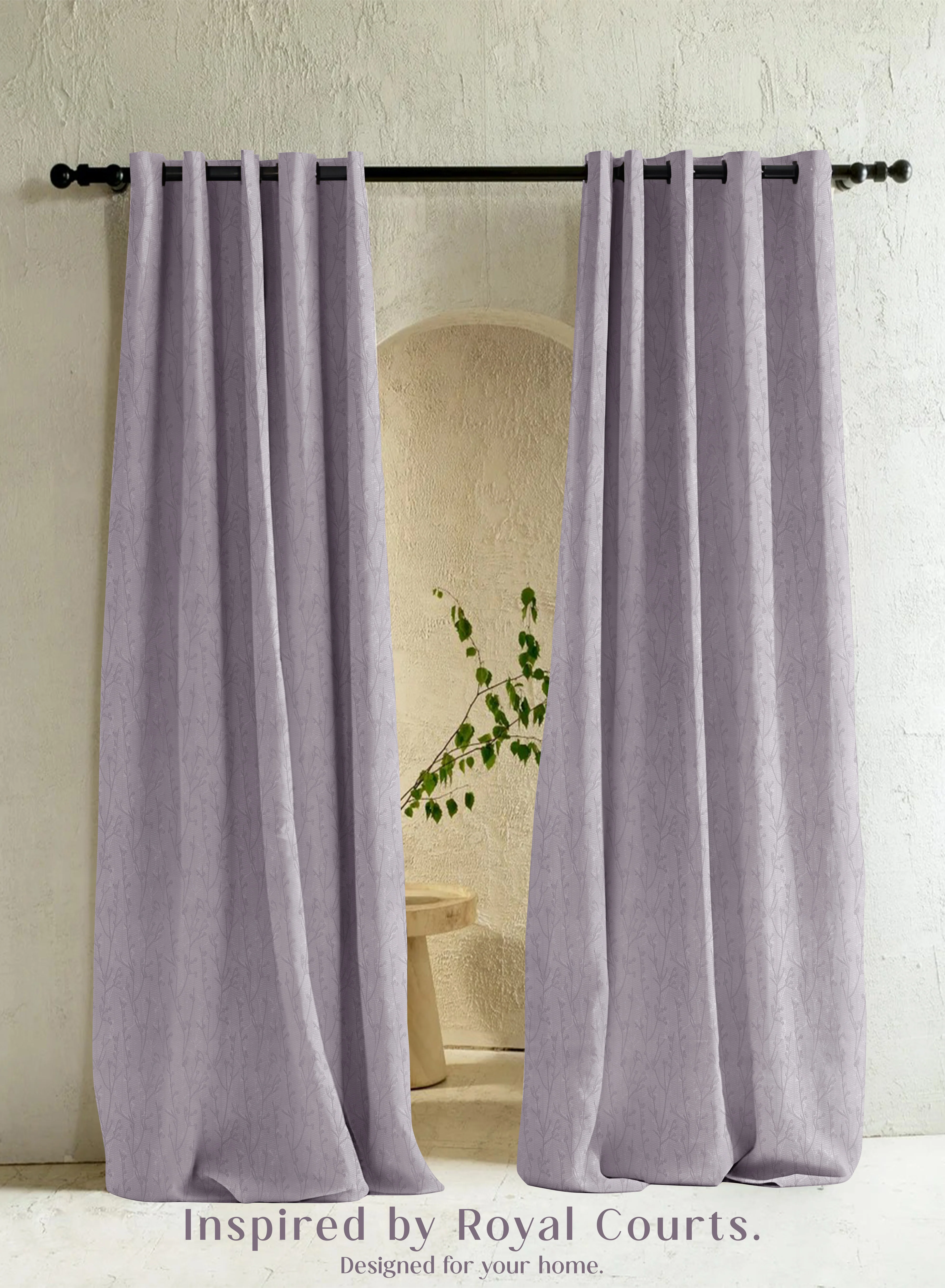 Fast Bern Jacquard Room Darkening Curtains Delicate Branch Embroidery Lavender Gray Set of 2 Fully CustomizableThe Guide to Measuring and Choosing Curtains Safe