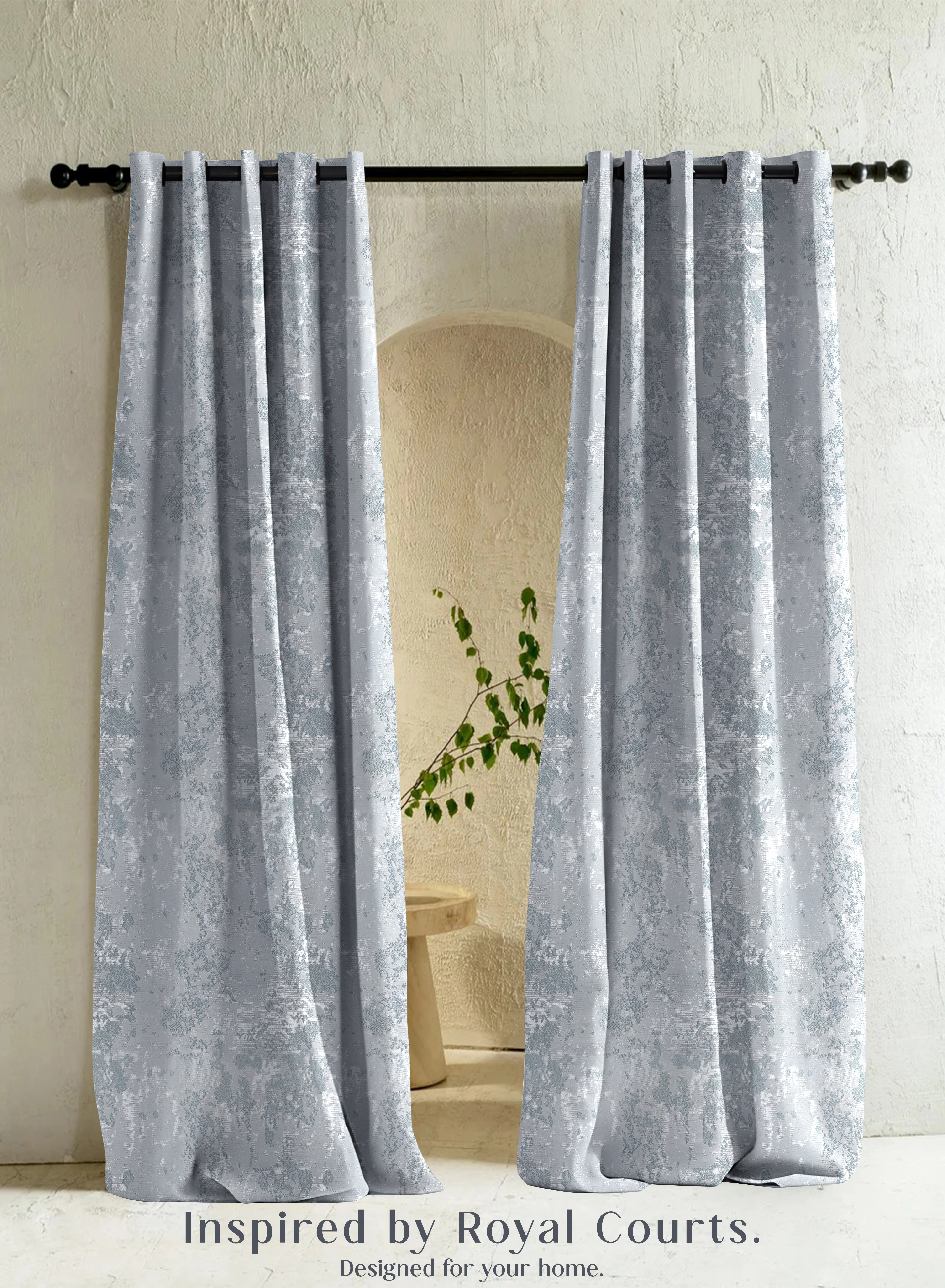 Fine Bern Jacquard Blackout Curtains Artistic Abstract Pattern Total Light Block Arctic Blue Set of 2 Fully CustomizableThe Guide to Measuring and Choosing Curtains High-Performance