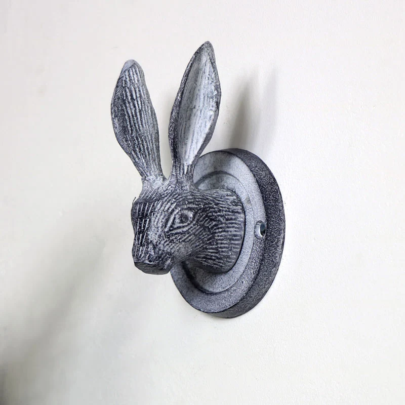 Verified Grey Hare Head Coat Hook – 8.5cm x 13cm High-End