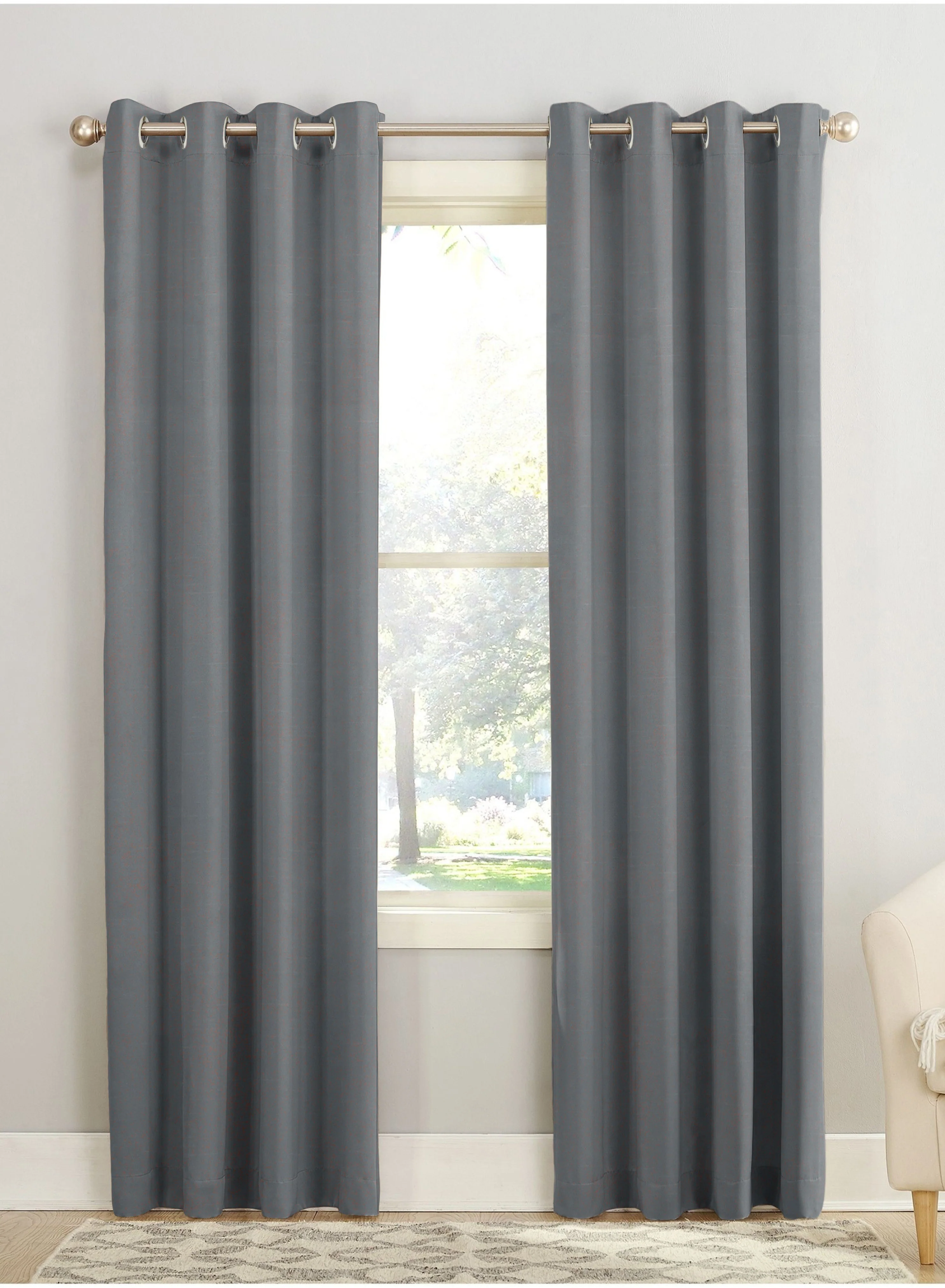 Premium Casper Plain Blackout Curtains Bright Gray Set of 2The Guide to Measuring and Choosing Curtains Original