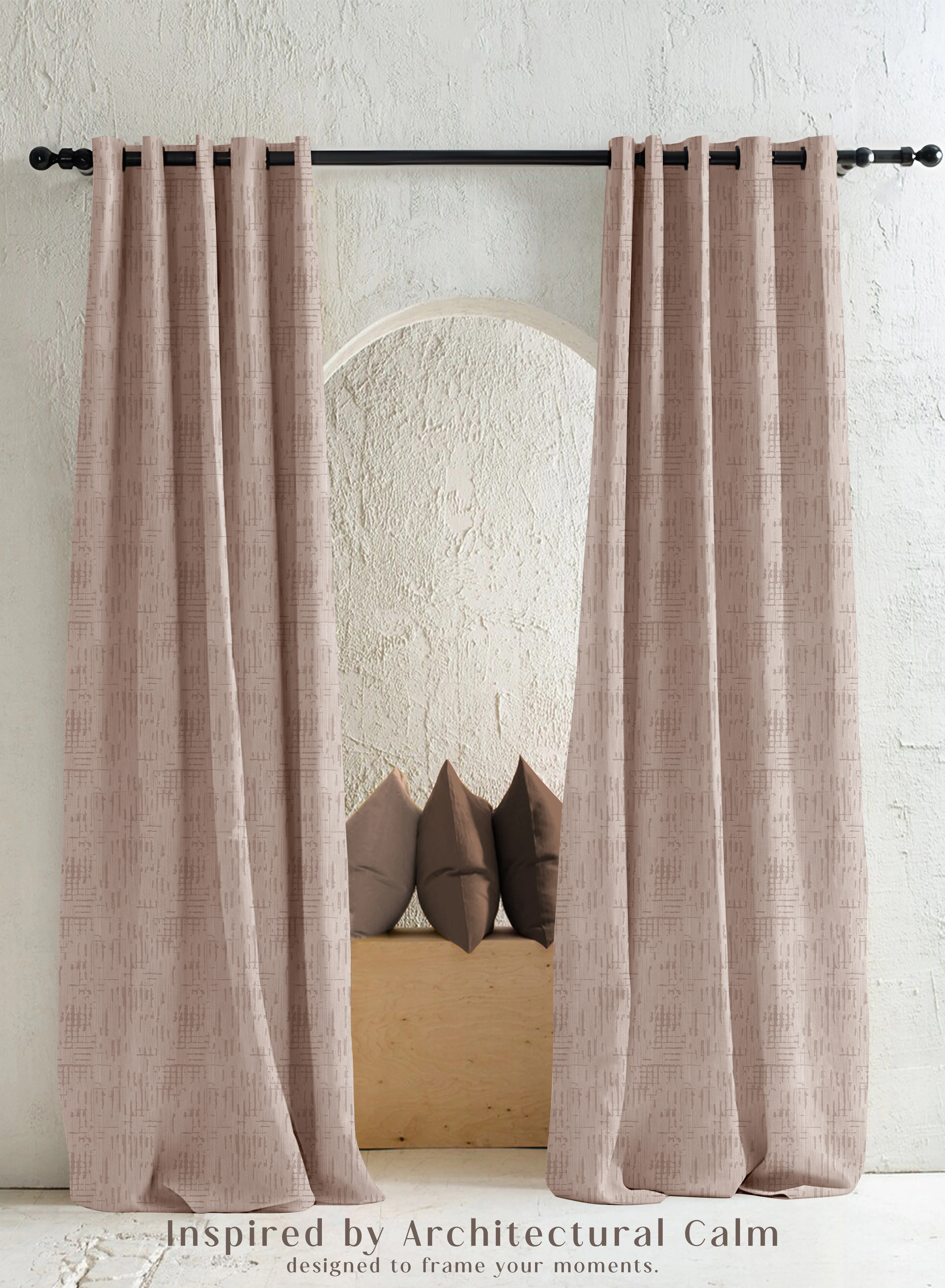 Fashionable Elsa Textured Blackout Curtains Modern Aesthetic Total Light Block Beige Set of 2 Fully CustomizableThe Guide to Measuring and Choosing Curtains Superior