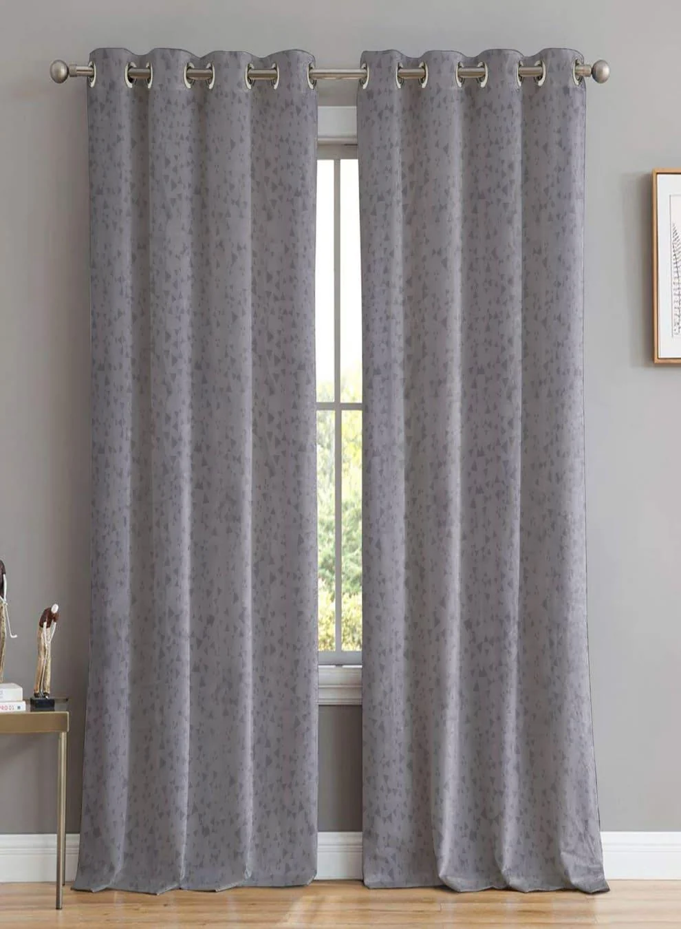 Fine Elwana Jacquard Blackout Curtains Gray Set of 2 Pattern 3 The Guide to Measuring and Choosing Curtains Recyclable