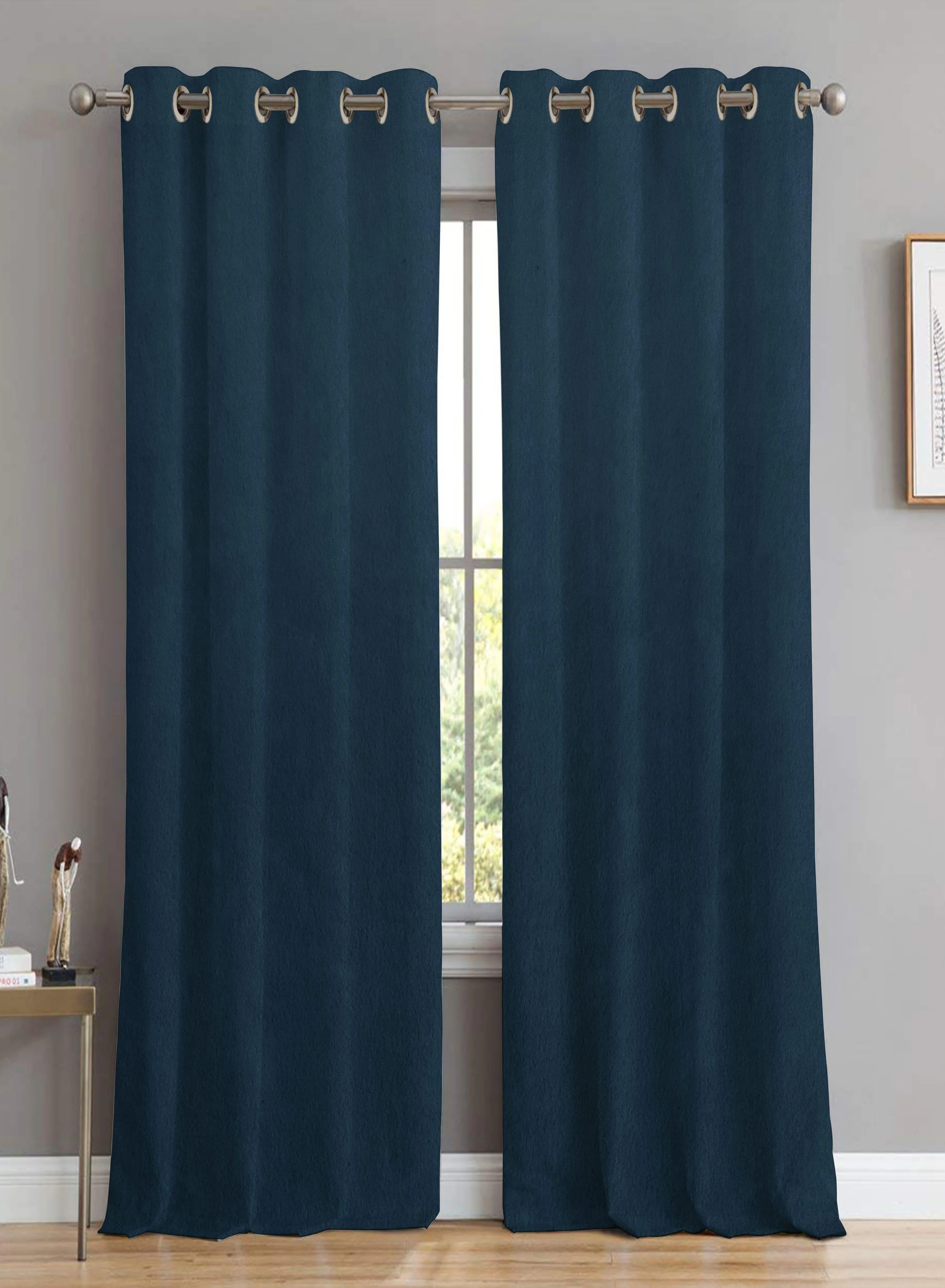 Lightweight Meraki Velvet Blackout Curtains Luxe Soft-Heavy Fabric Total Light Block Nile Blue Set of 2 Fully CustomizableThe Guide to Measuring and Choosing Curtains Functional