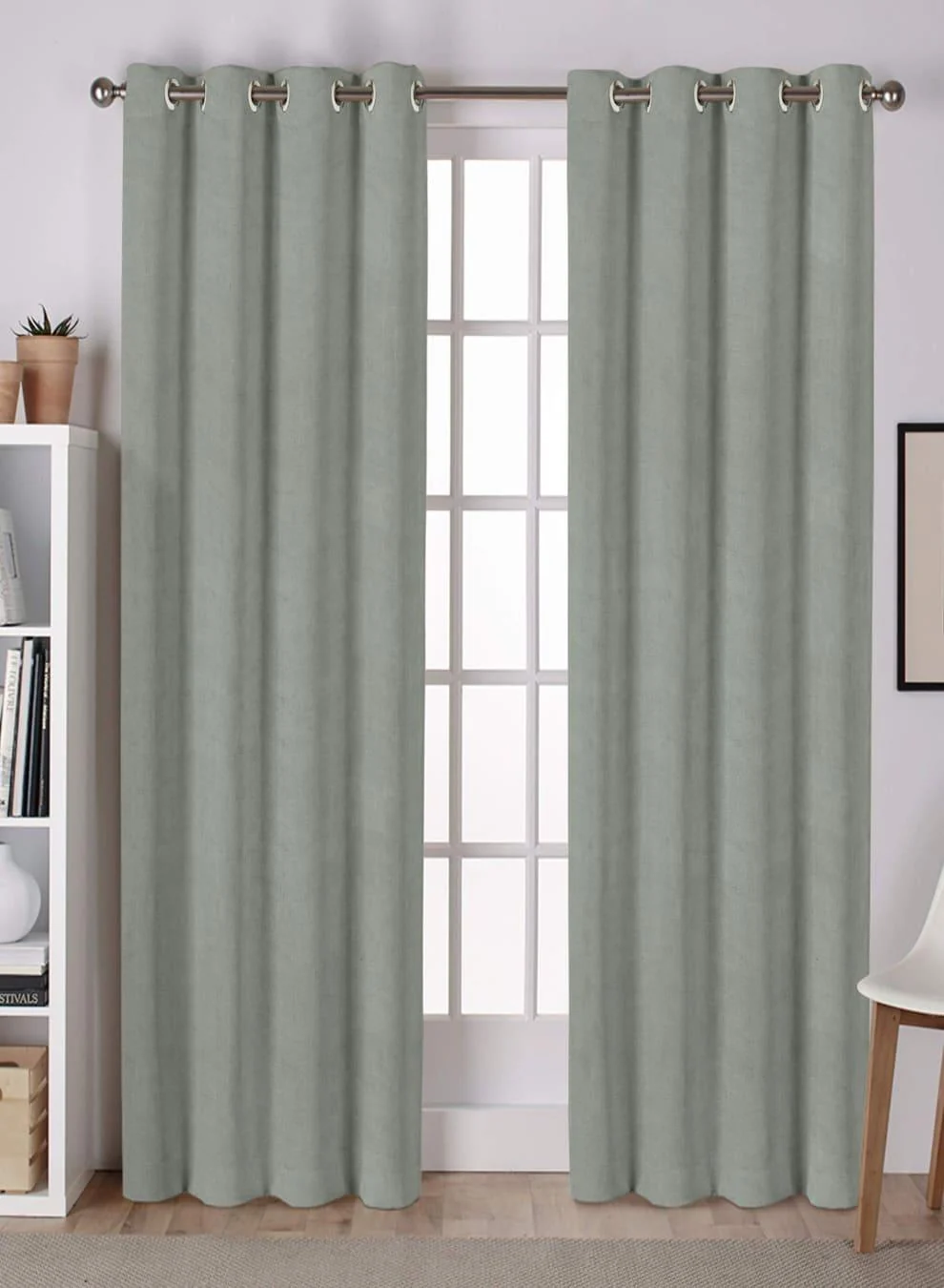Prestigious Lyon Cotton Blackout Curtains Plain Elegance for Modern Homes Total Light Block Sage Green Set of 2 Fully CustomizableThe Guide to Measuring and Choosing Curtains Original Design