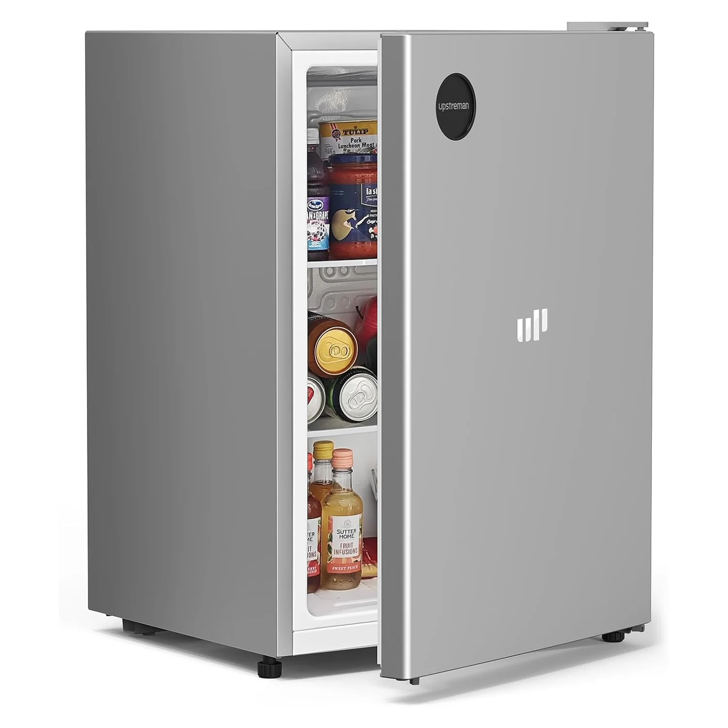 Elegant All-Refrigerator Mini Fridge 2.5 Cu.Ft Compact Small Refrigerator with Adjustable Thermostat for Dorm Bedroom OfficeAll-Refrigerator Mini Fridge 2.5 Cu.Ft Compact Small Refrigerator with Adjustable Thermostat for Dorm Bedroom Office Traditional