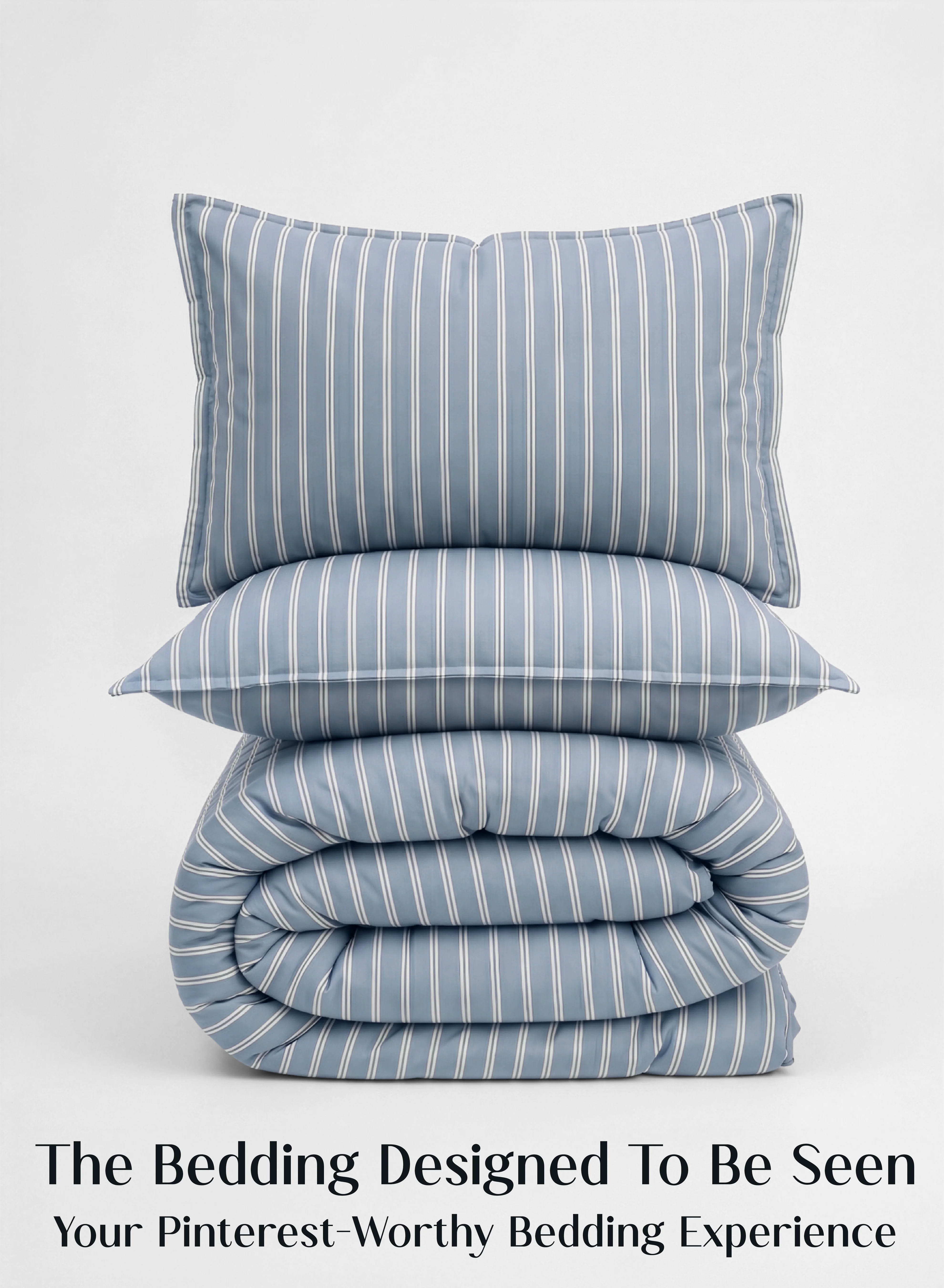 Fine Crayonic™ 8-Piece AC Bedding Set Signature Designer Bedding for AC Rooms Coastal Breathable