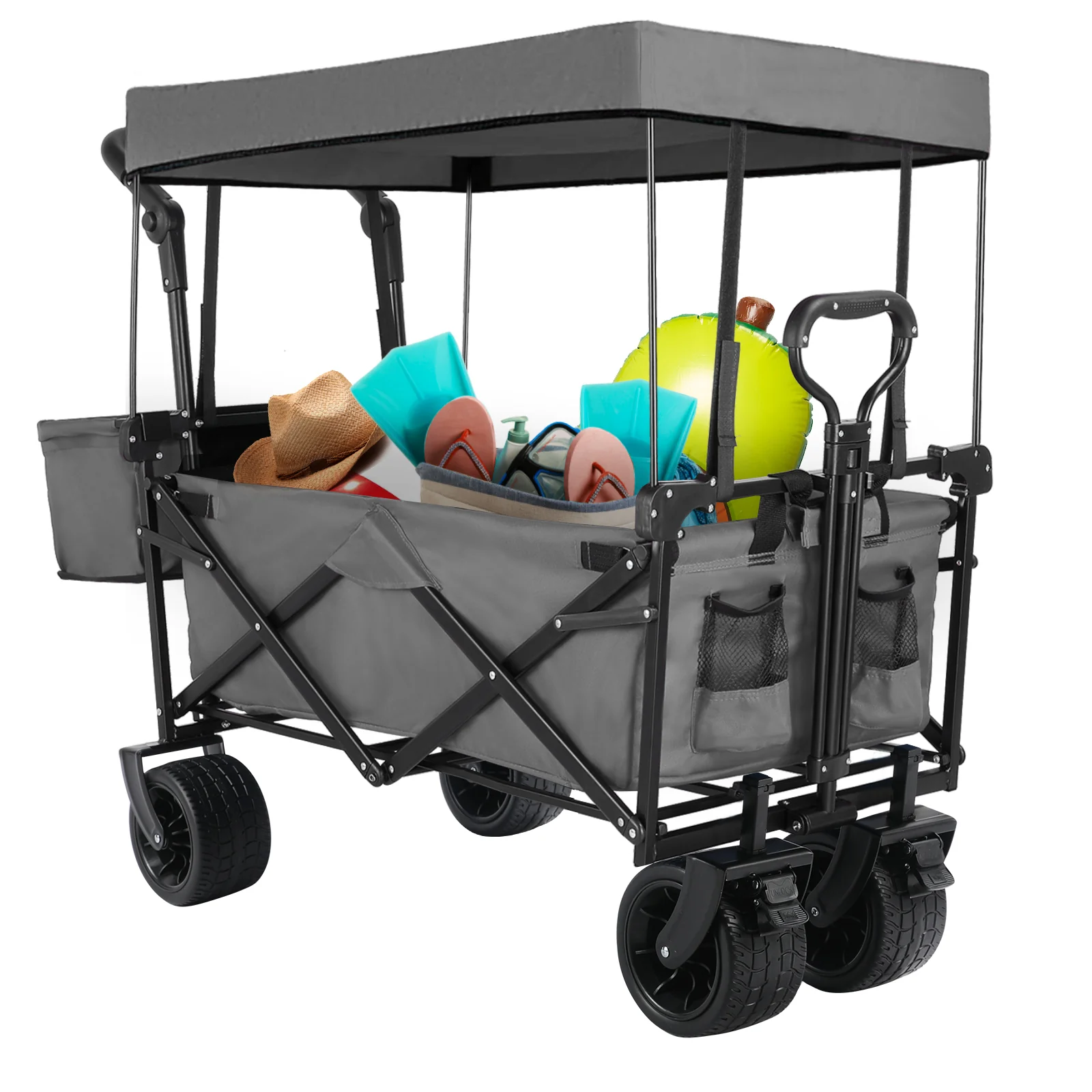 Healthy Discontinued Folding Wagon All-Terrain Wheels Camping Cart with Canopy and Basket Discontinued Folding Wagon All-Terrain Wheels Camping Cart with Canopy and Basket Elegant
