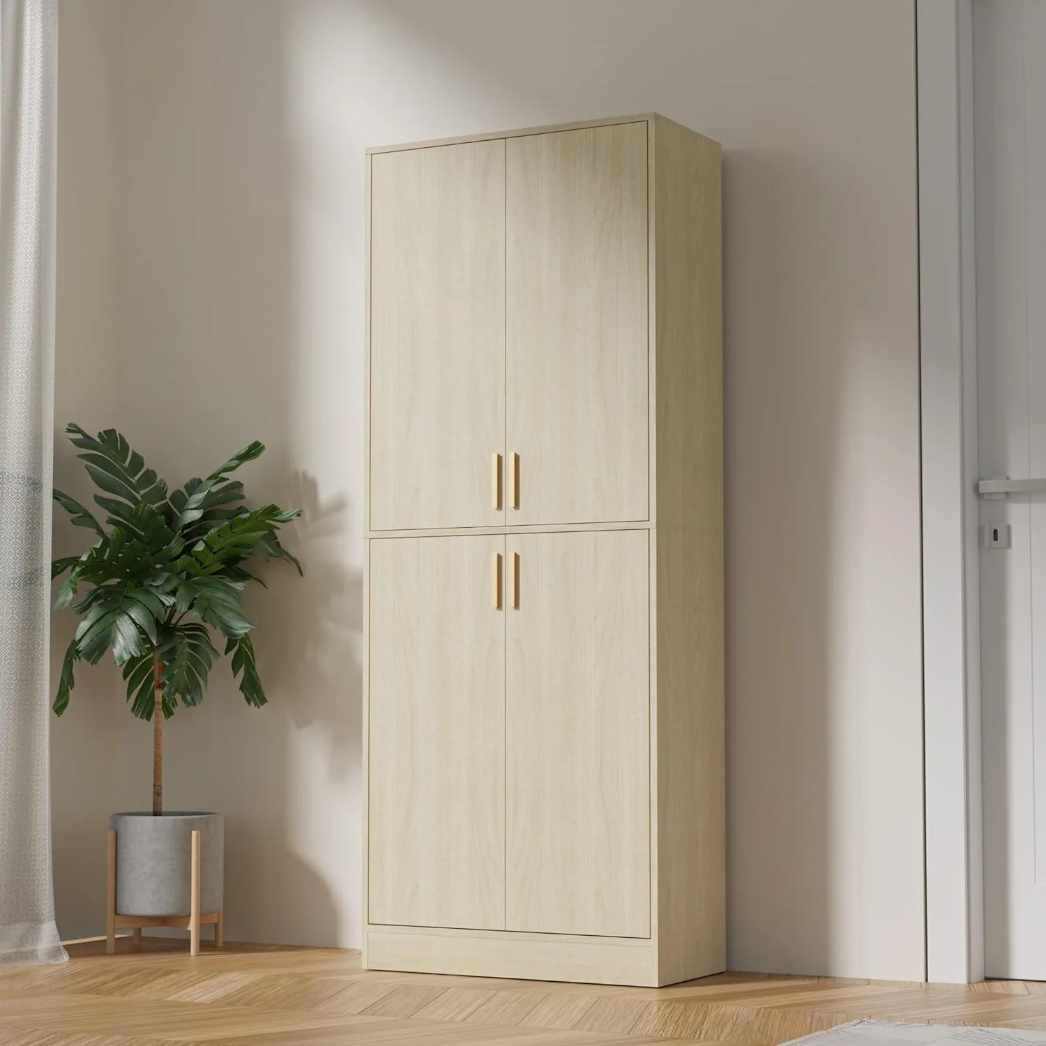 Flexible Kitchen Pantry Storage Cabinet 71 inches Tall standing Pantry Cabinet with Adjustable ShelvesKitchen Pantry Storage Cabinet 71 inches Tall standing Pantry Cabinet with Adjustable Shelves Verified