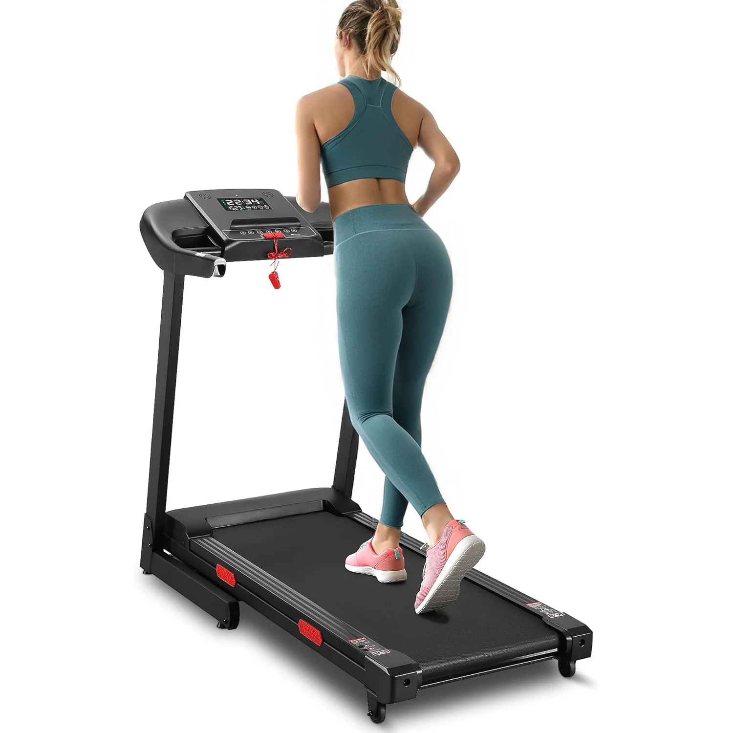 User-Friendly Foldable Treadmill with Auto Incline 17.5inch Treadmill with Bluetooth Speaker Controls with InclineFoldable Treadmill with Auto Incline 17.5inch Treadmill with Bluetooth Speaker Controls with Incline Detailed
