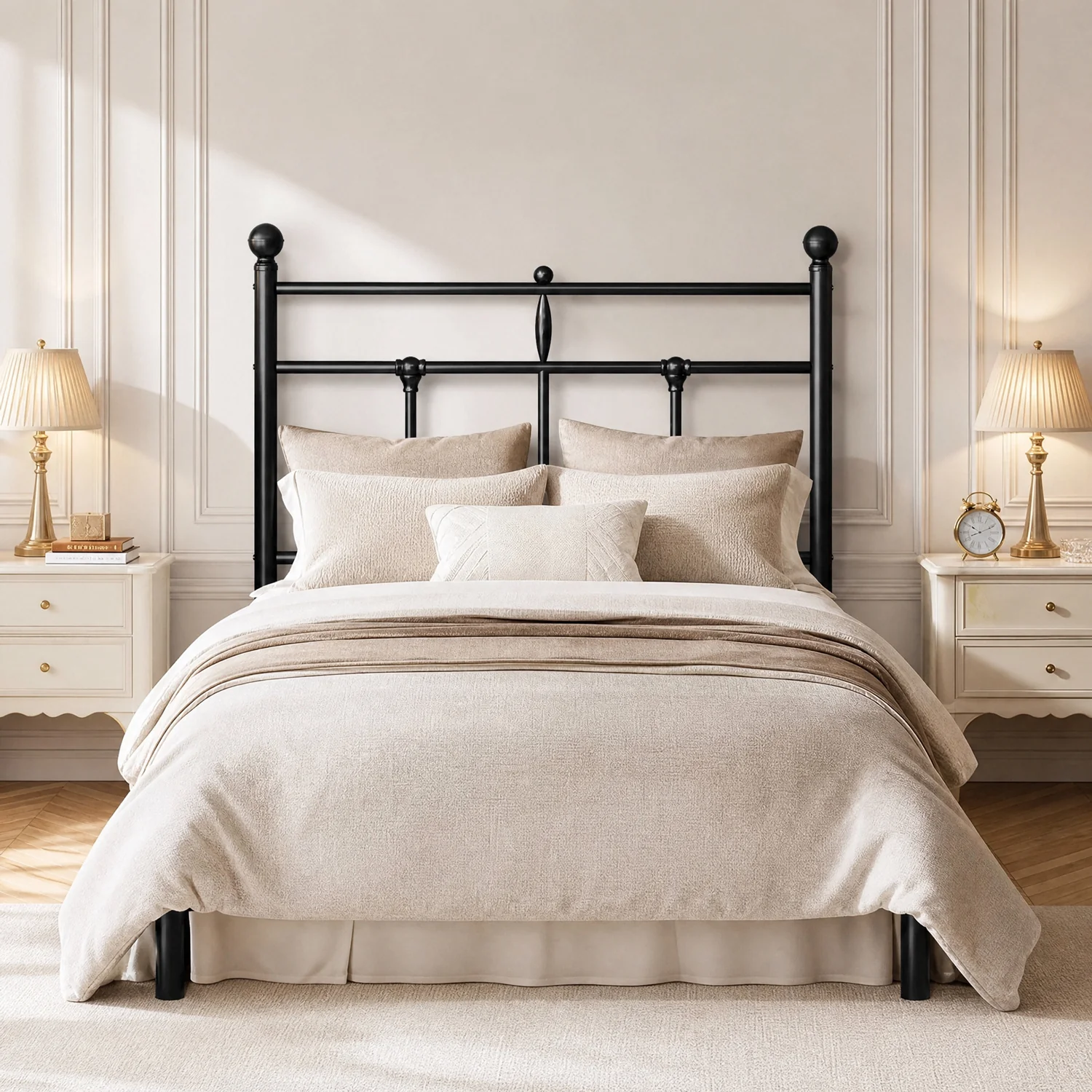 Optimized Scrollwork Twin Size Victorian Metal Bed Frame Platform Bed Frame with Under-Bed Storage No Box Spring NeededScrollwork Twin Size Victorian Metal Bed Frame Platform Bed Frame with Under-Bed Storage No Box Spring Needed Pure
