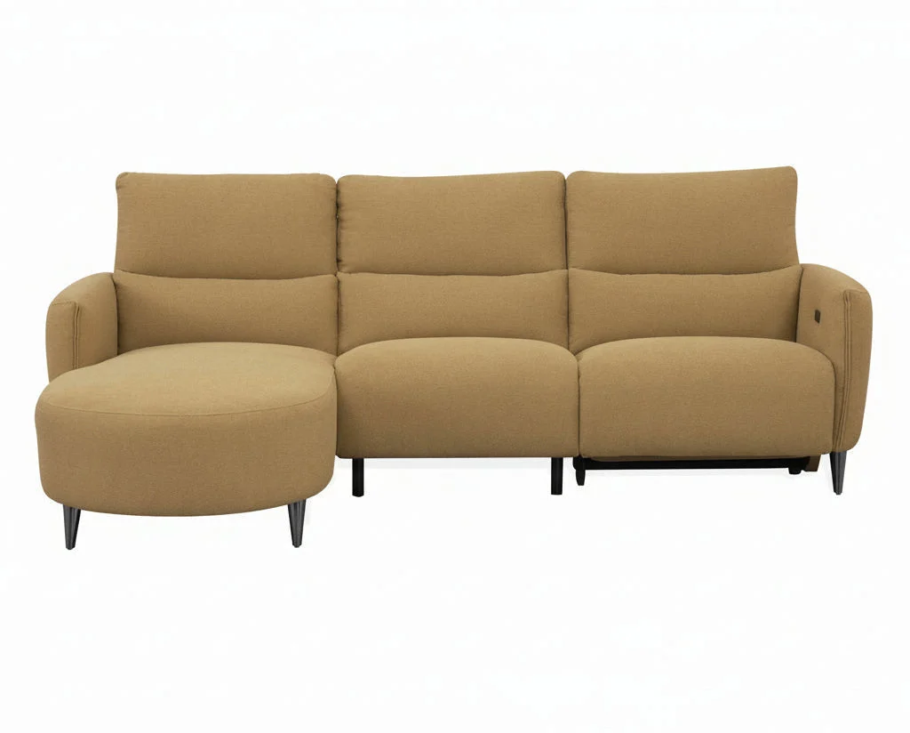 Solid Chloe 3 Seater Electric Chaise Optimized