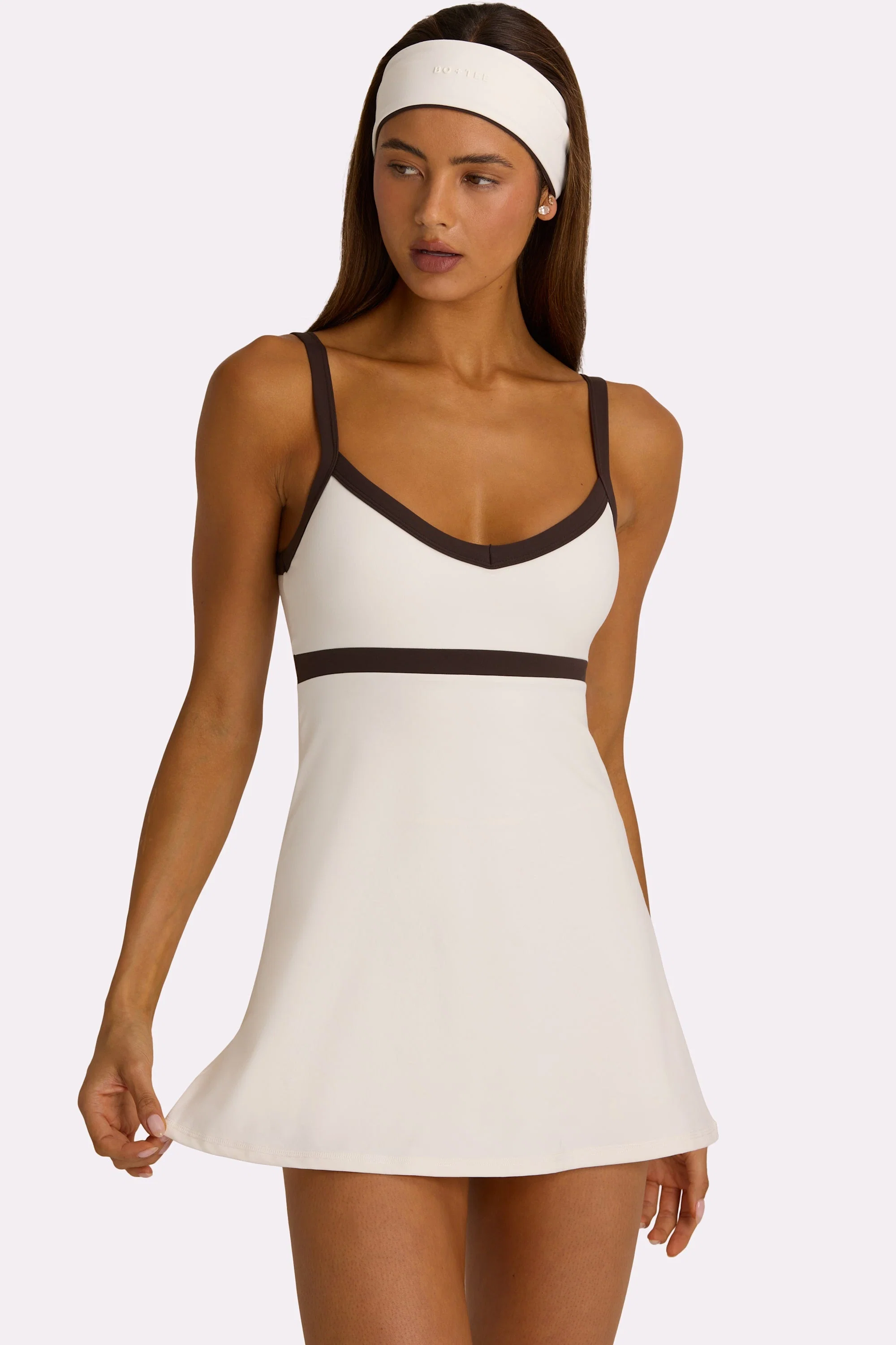 Genuine Soft Active Tennis Dress in Coconut Organic