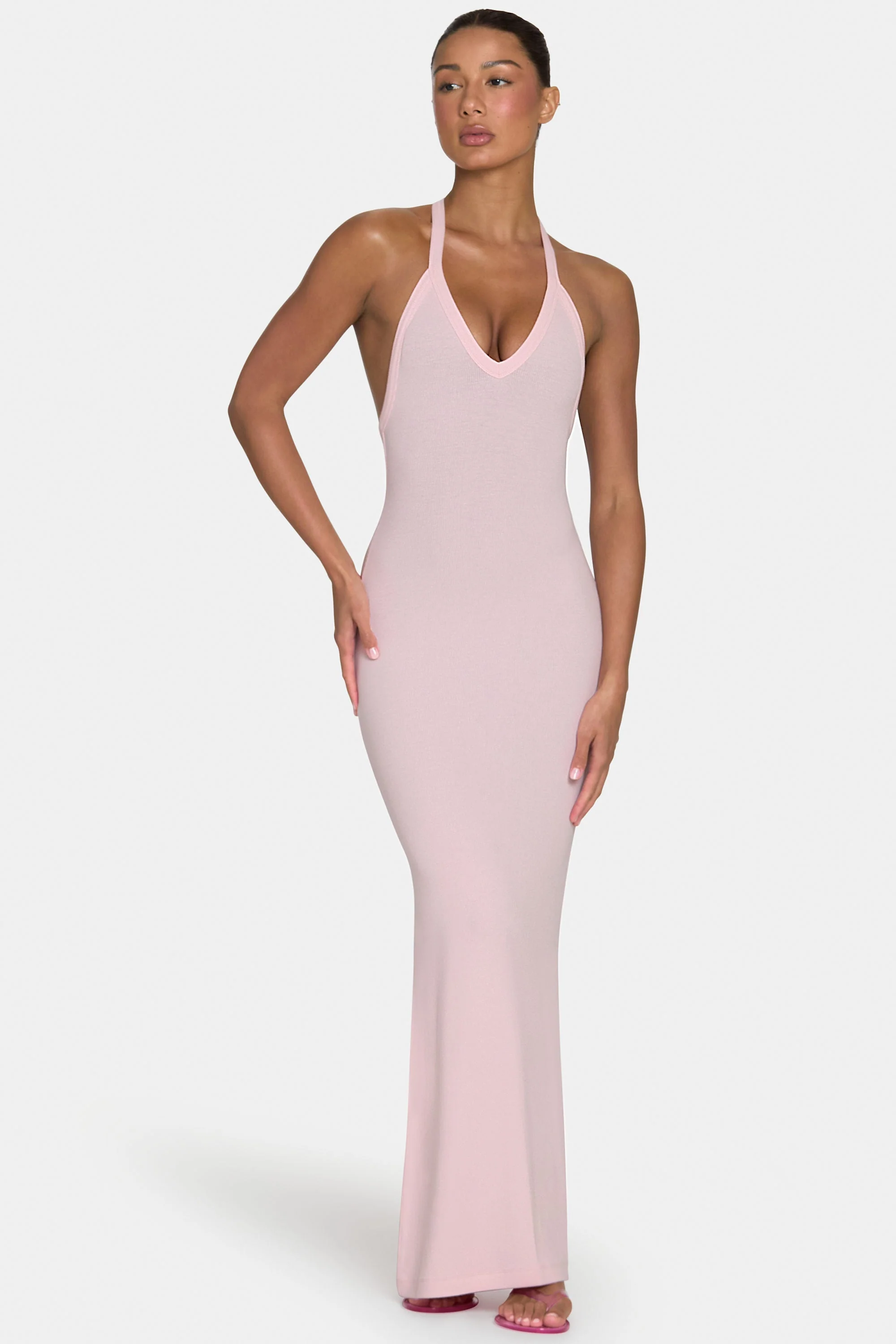 High-Quality ButterCloud™ Maxi Dress in Blush Smooth