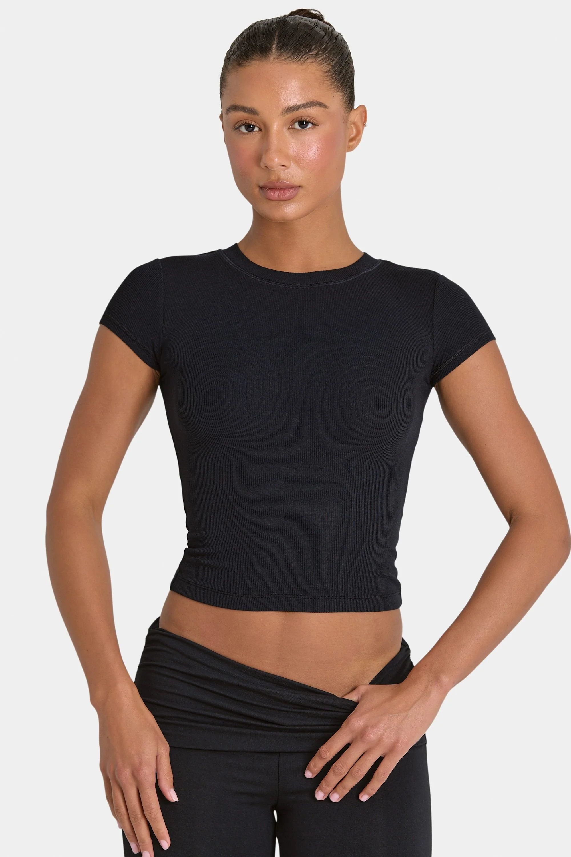High-End ButterCloud™ T-Shirt in Black Soft