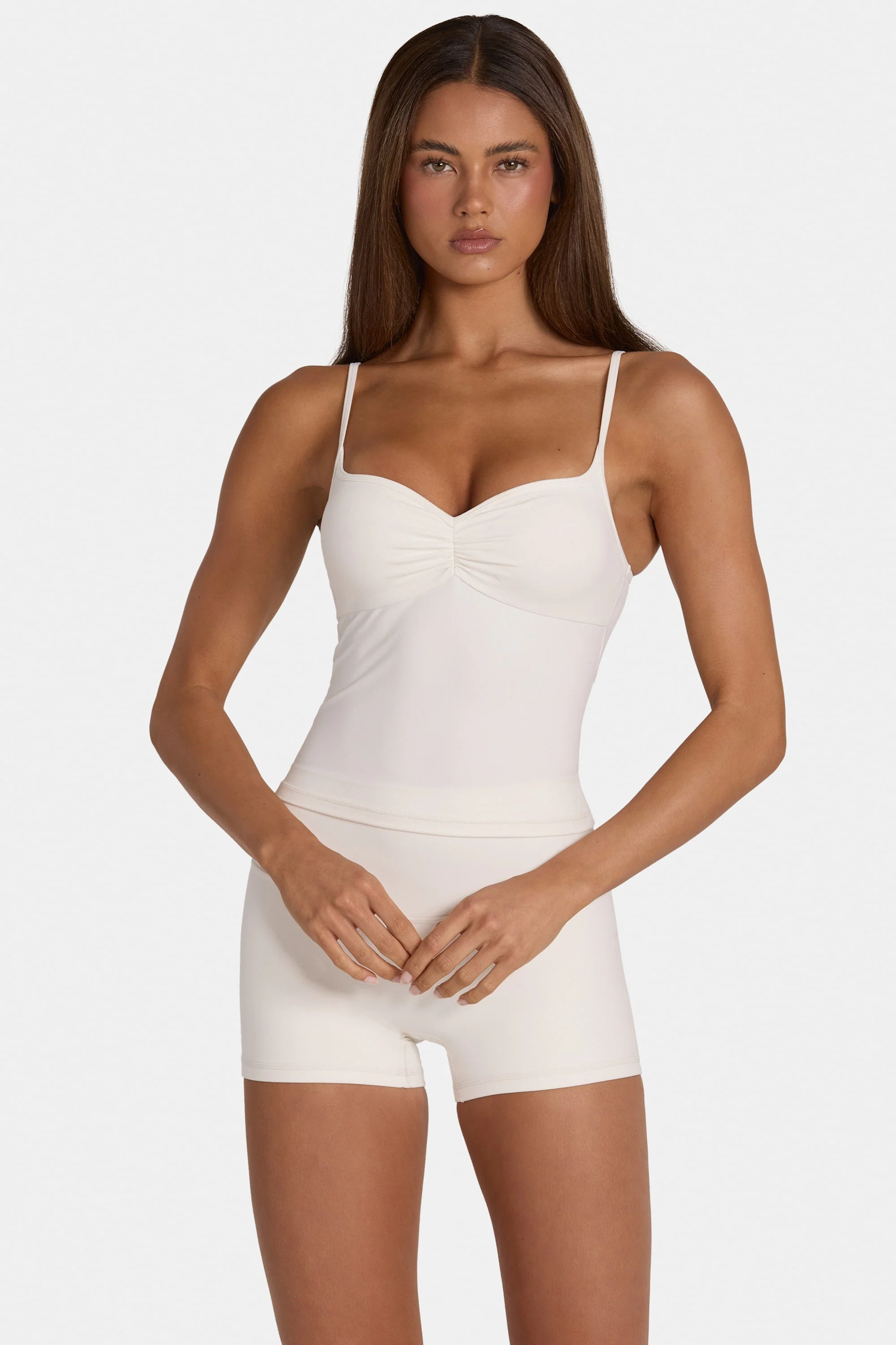 Prestigious Soft Active Tank Top in Coconut Relaxed