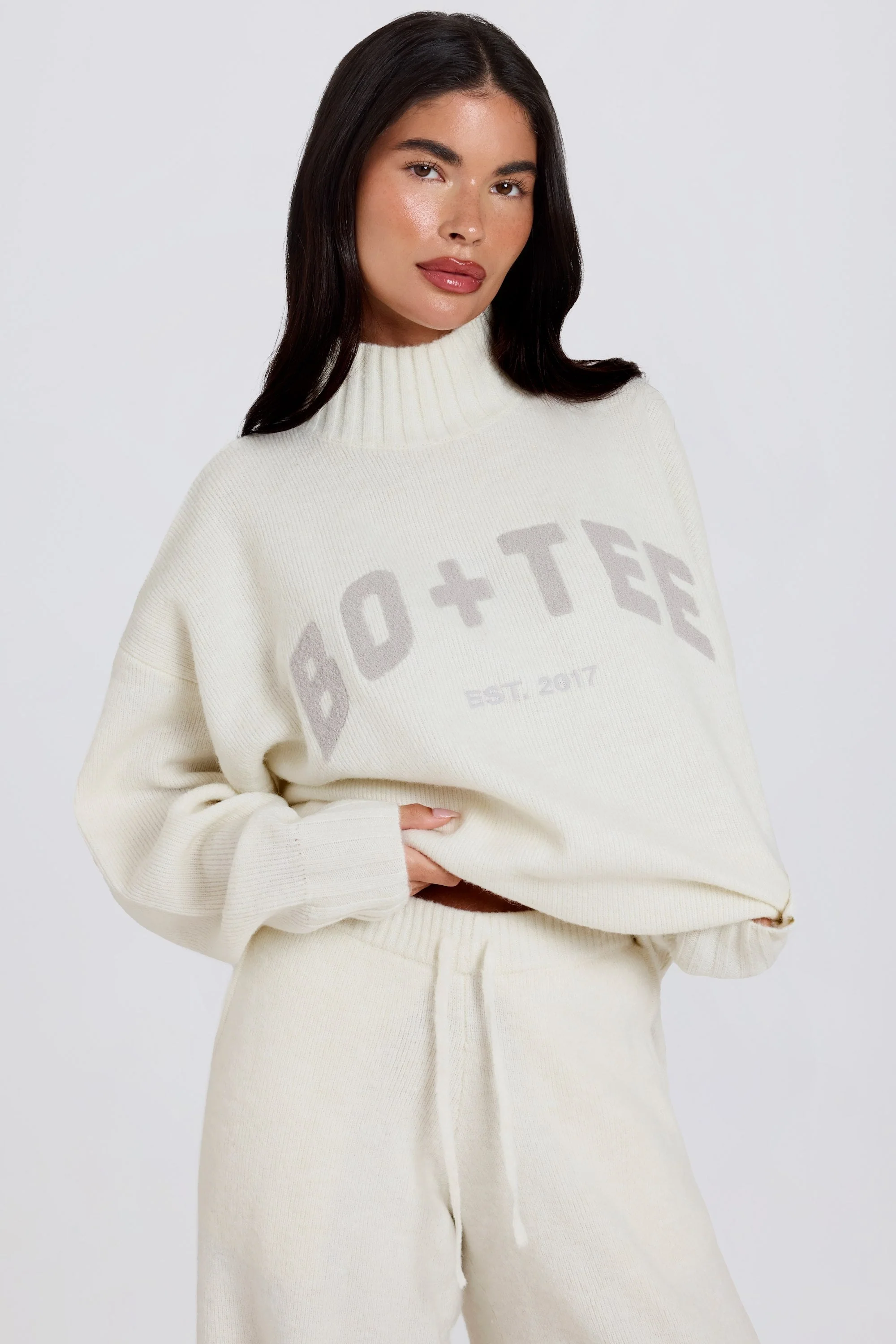 Original Soft Knit Oversized Jumper in Coconut Organic