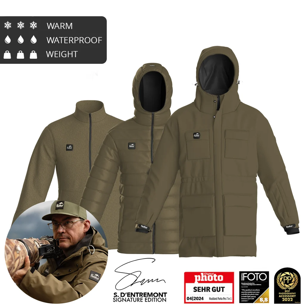 Advanced Haukland Parka Pro – 7in1 Set – Simon D’Entremont Signature Edition – Outdoor Photography Jacket Natural