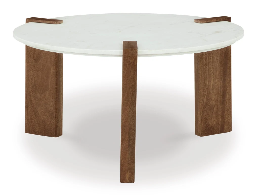 Modern Cyrus Marble Coffee Table Recyclable