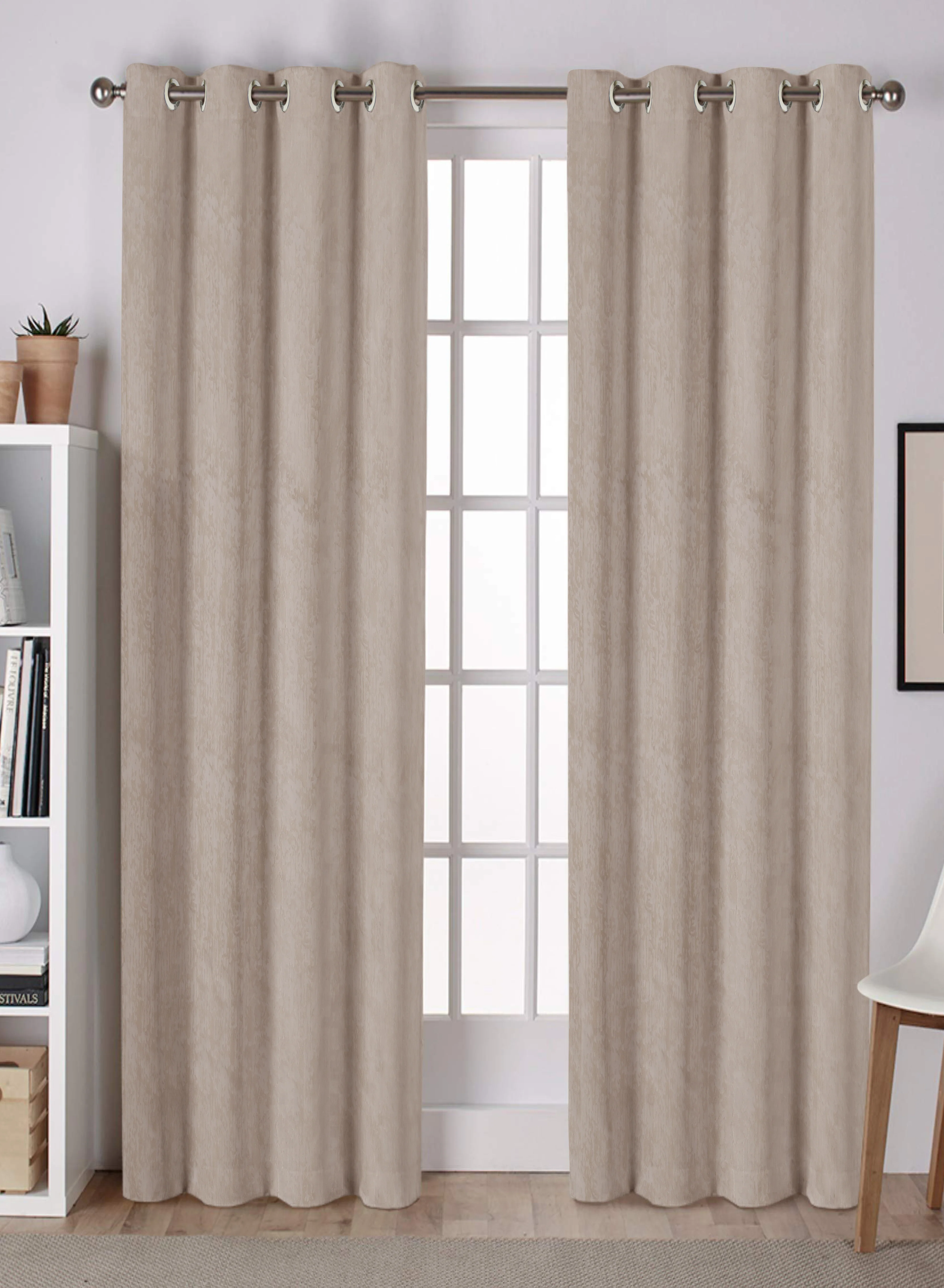 Safe Lyon Cotton Blackout Curtains Subtle Abstract Texture Total Light Block Camel Set of 2 Fully CustomizableThe Guide to Measuring and Choosing Curtains Exclusive