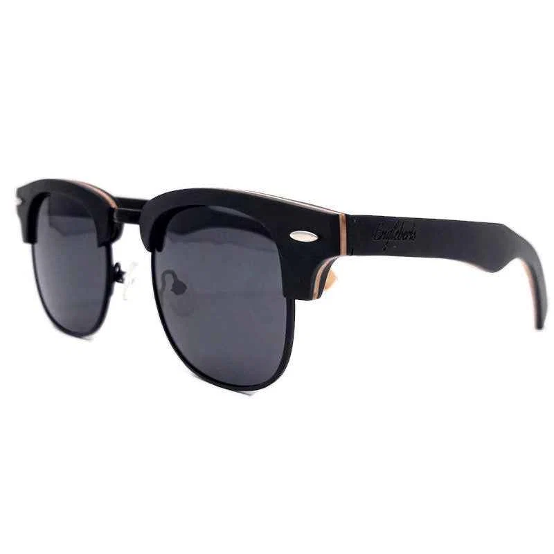 Enhanced Engleberts Skateboard Sunglasses – Multi-Layer Gray Polarized UV400 Lenses Consistent