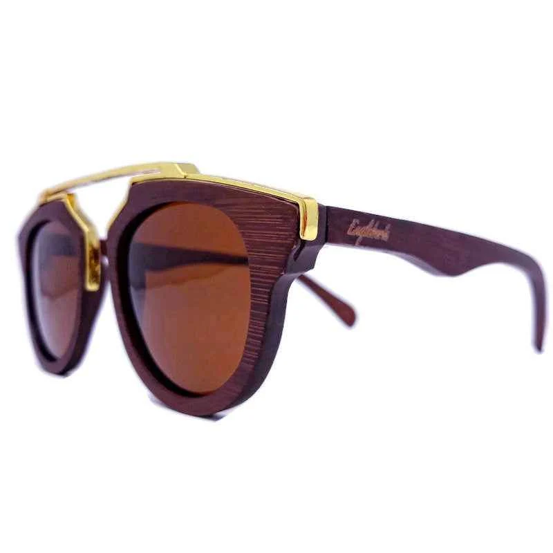 Trendy Cherry Wood Sunglasses High-Grade