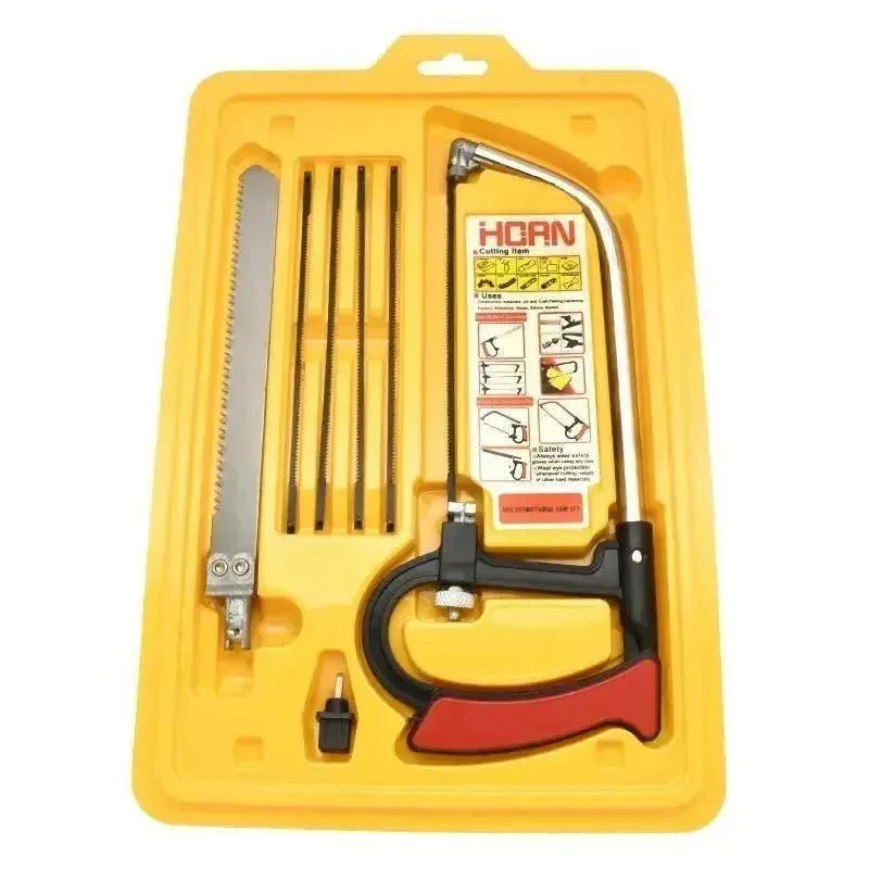 Expertly Made 8-in-1 Multi-Purpose Hand Saw Kit – Interchangeable Blades for Wood Plastic More Environmentally Friendly