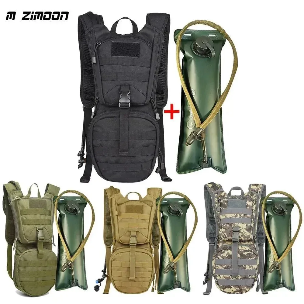 Safe Tactical MOLLE Hydration Backpack with 3L Water Bladder – Military-Grade 1000D Nylon Pack for Hiking Cycling Mountaineering Environmentally Friendly