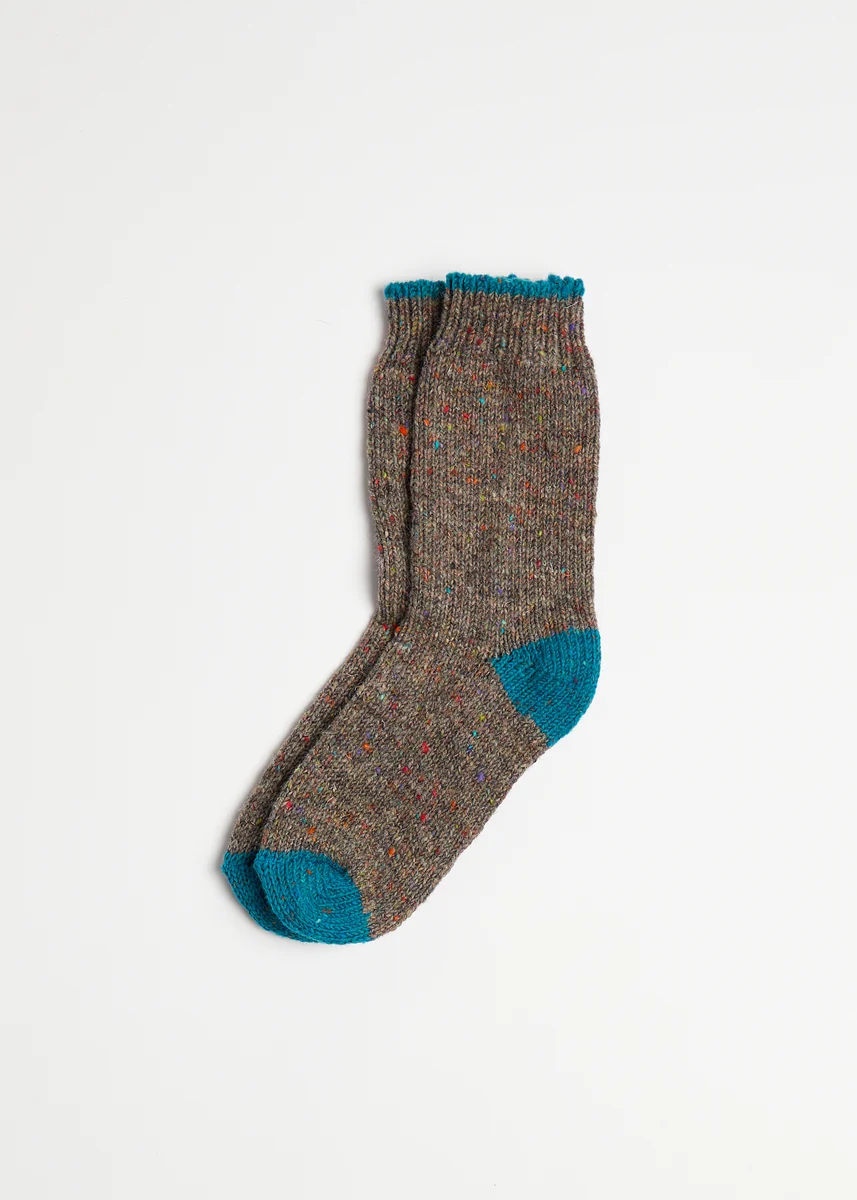 Soft Foxford Women’s Walking Socks Grey World-Class