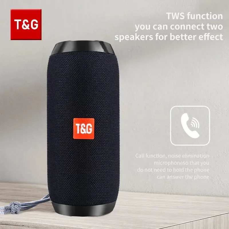 Fashionable TG117 Portable Bluetooth Speakers – True Wireless Sound Box Soft