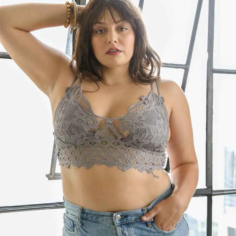 Flexible Crochet Lace Bralette Carefully Designed