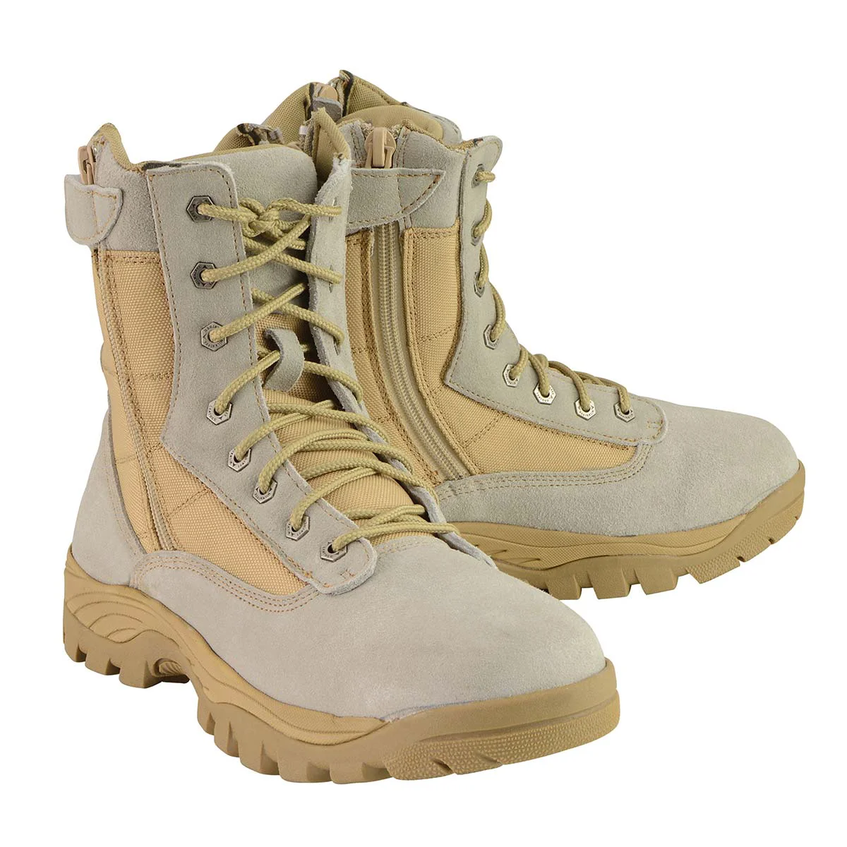 Artisan Milwaukee Leather Men’s Lace-Up Desert Sand 9-Inch Leather Swat Style-Tactical Motorcycle Biker Boots MBM9111 Consistent