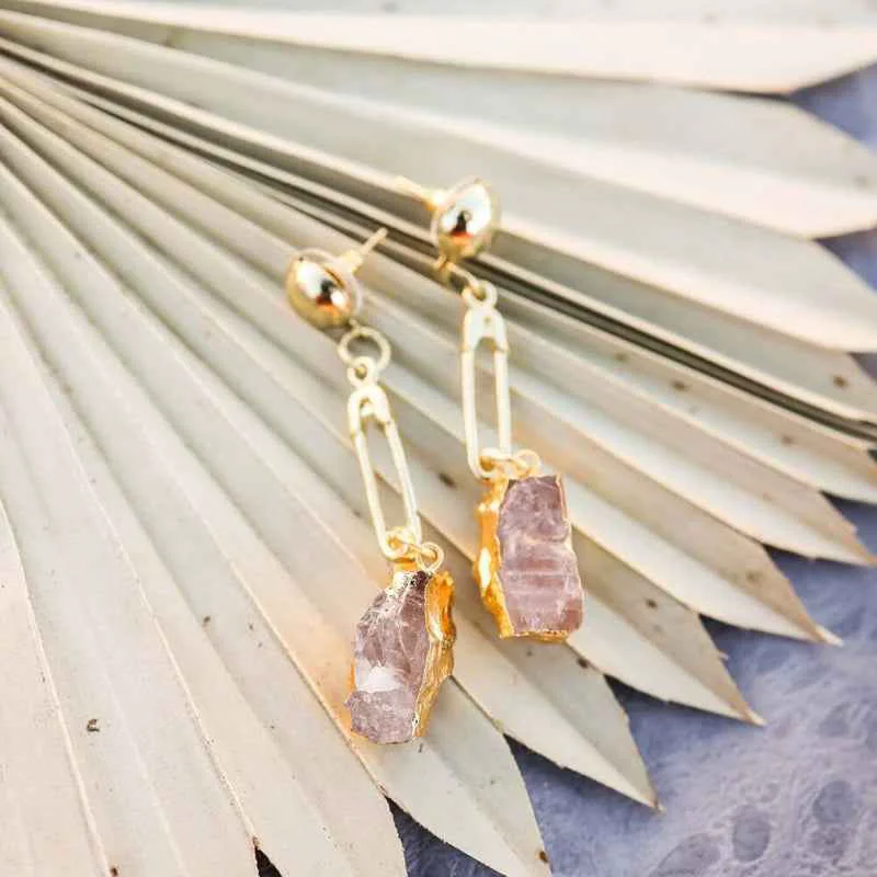 Flexible Gemstone Earrings Smart