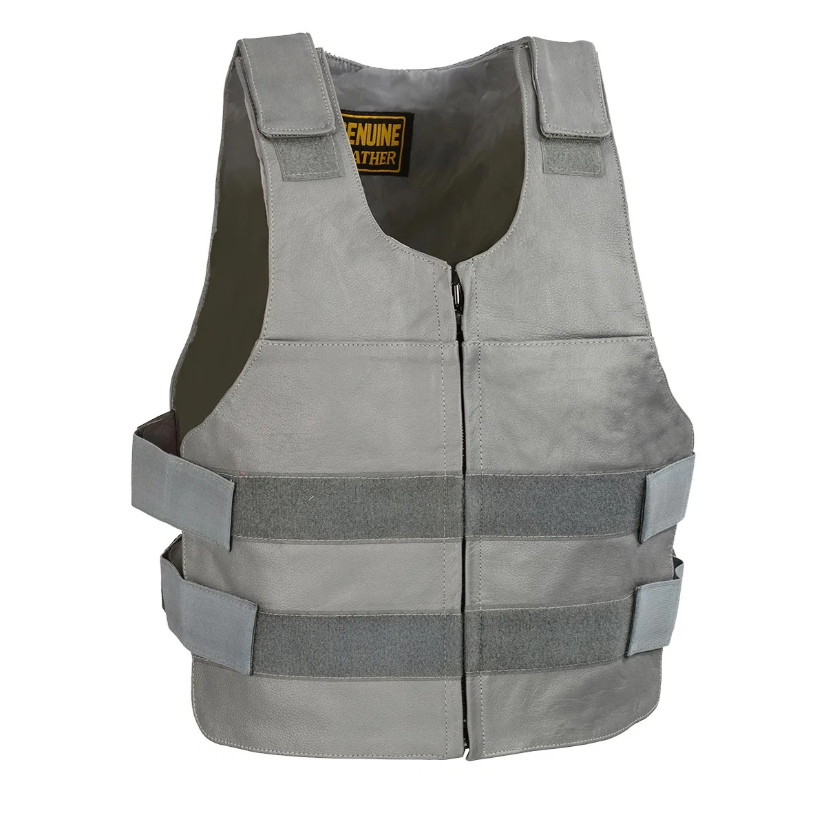 Flexible Milwaukee Leather SH1367LZ Ladies ‘Bullet Proof Replica’ Grey Leather Vest Versatile