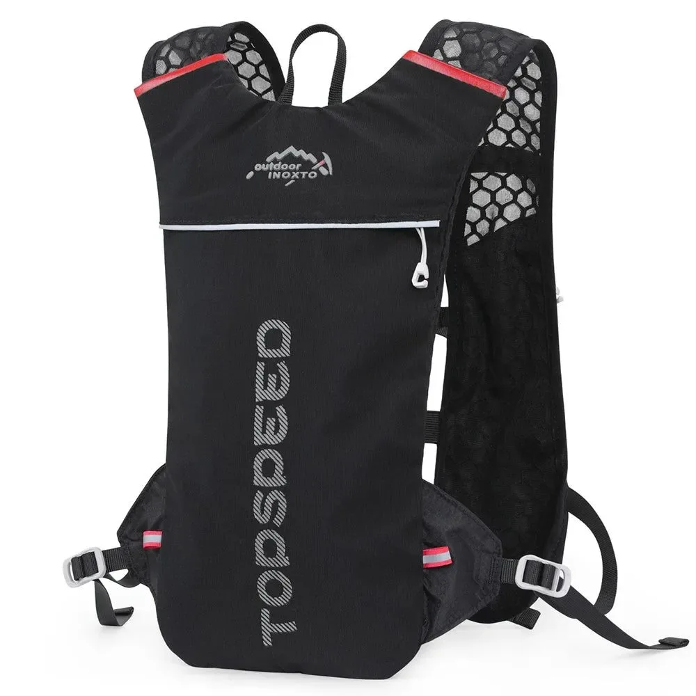Casual INOXTO Trail Running Ultra-light 5L Backpack Hydration Vest for Marathon Cycling with 1.5L 2L Water Bags Proven