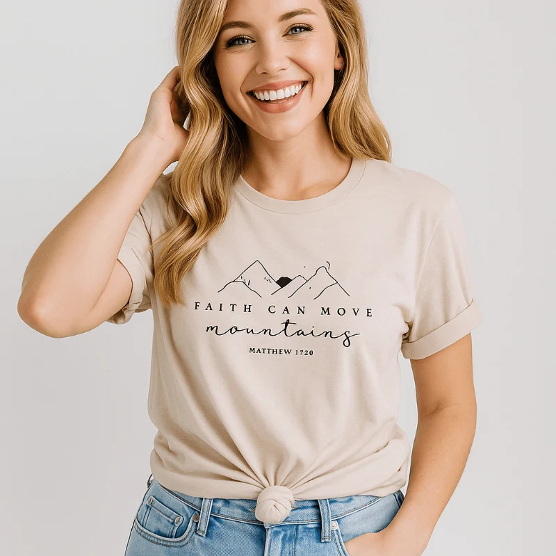 User-Friendly Faith Mountains T-Shirt Reliable