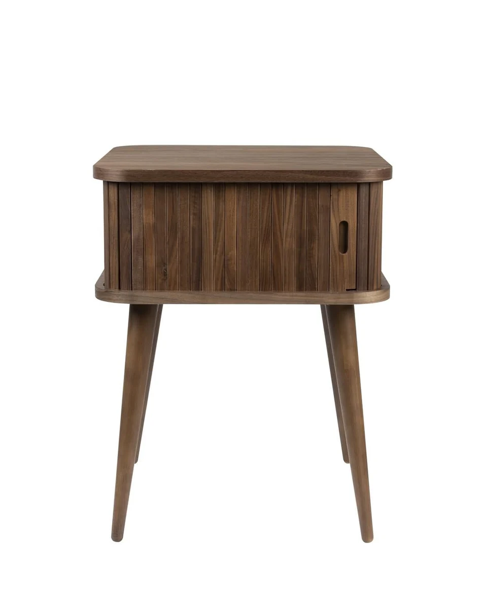 Practical Side Table Barbier- Walnut Trusted