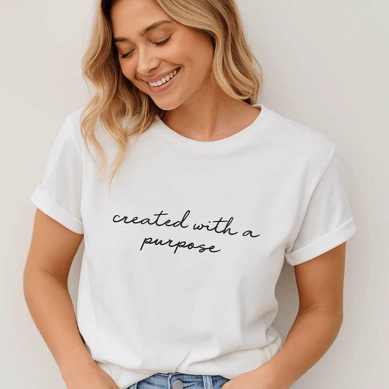 Casual Divine Purpose T-Shirt for Everyday Inspiration Smooth